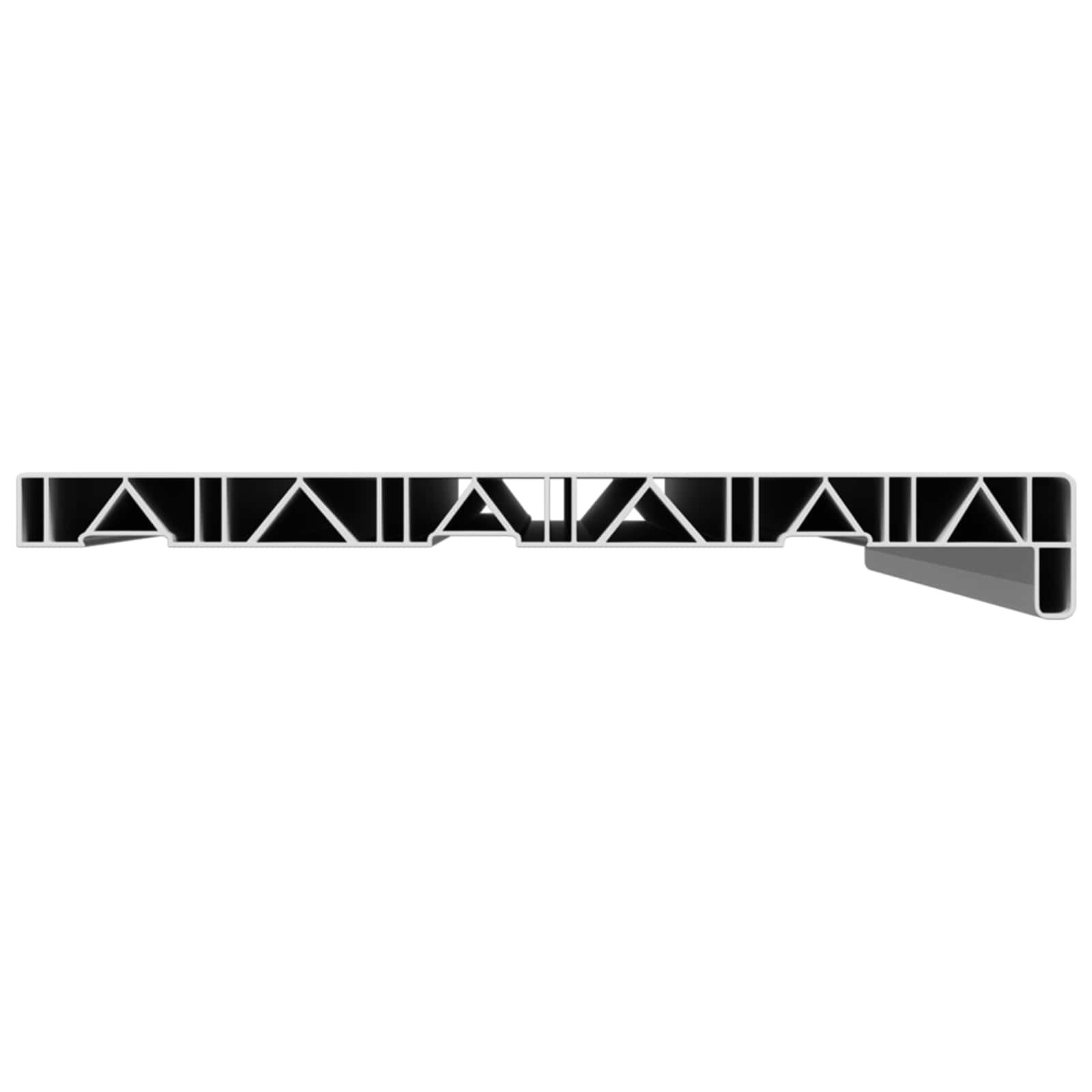 Prozorska klupčica Bijela 80 x 30 x 4,5 cm PVC