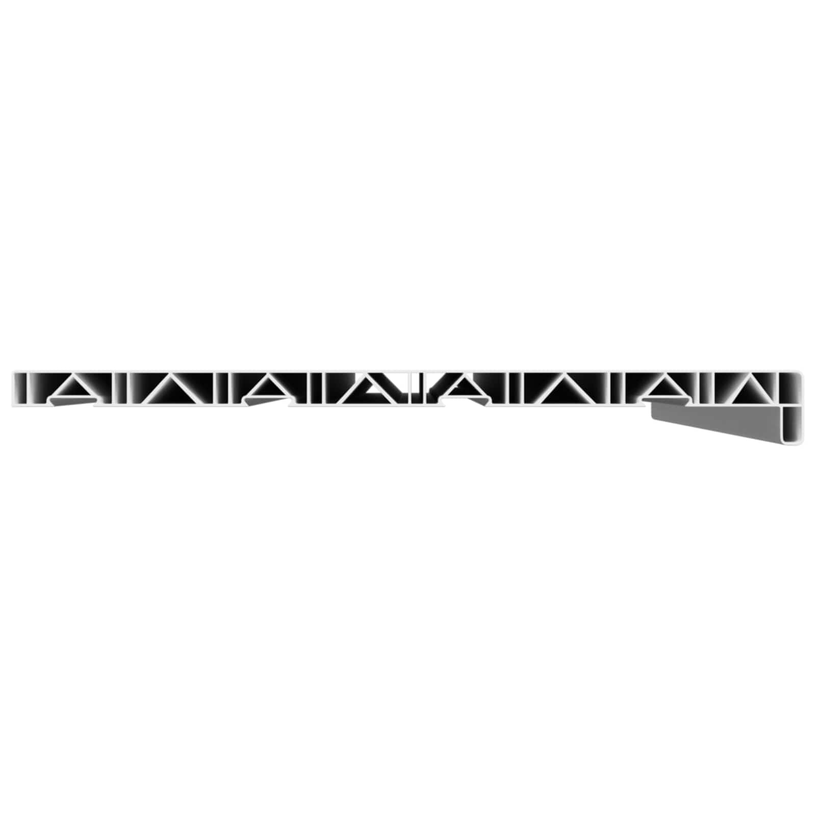 Prozorska klupčica Bijela 60 x 45 x 4,5 cm PVC
