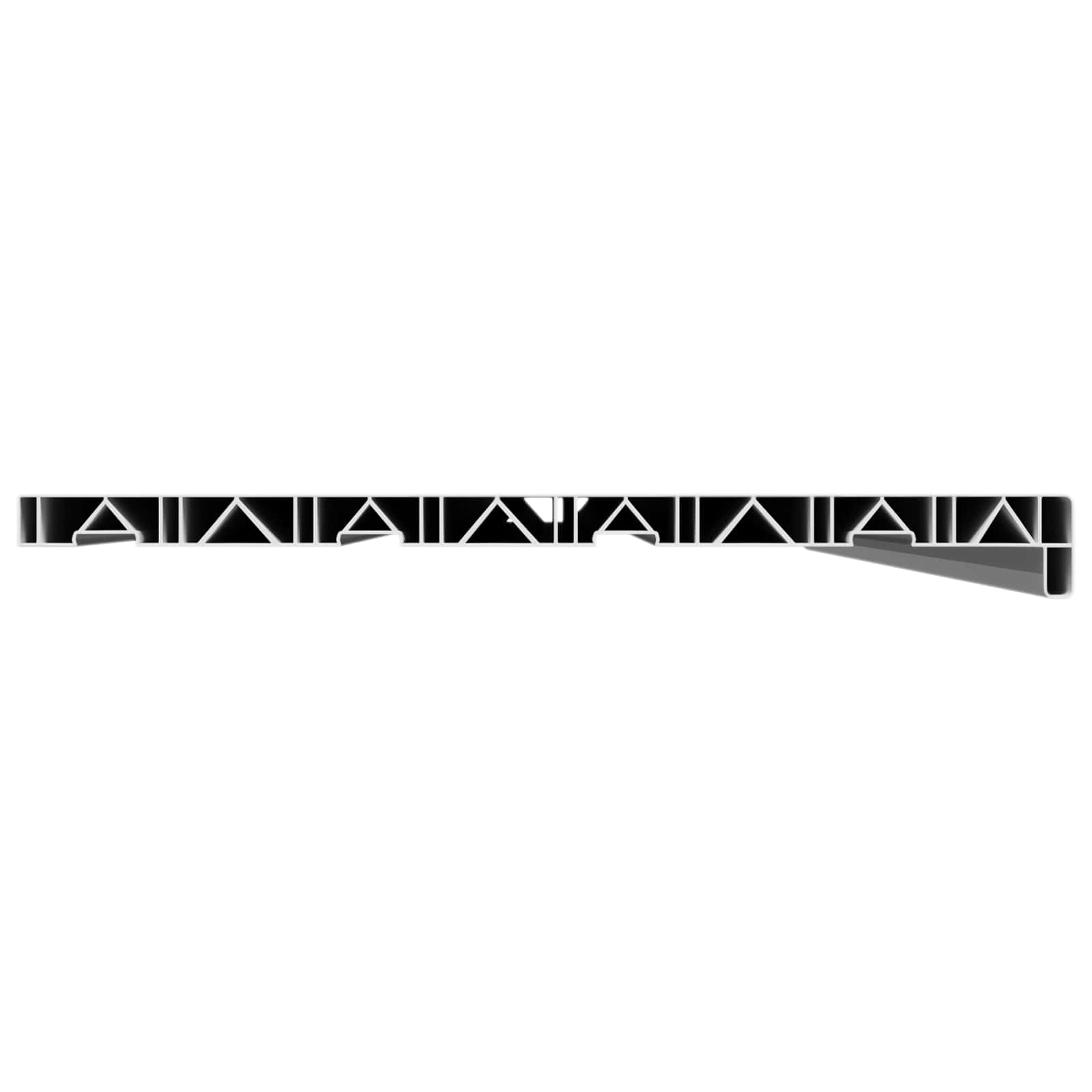 Prozorska klupčica Bijela 140 x 45 x 4,5 cm PVC