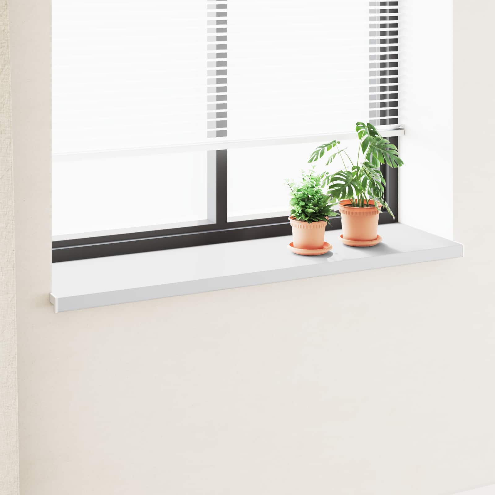Prozorska klupčica Bijela 160 x 45 x 4,5 cm PVC