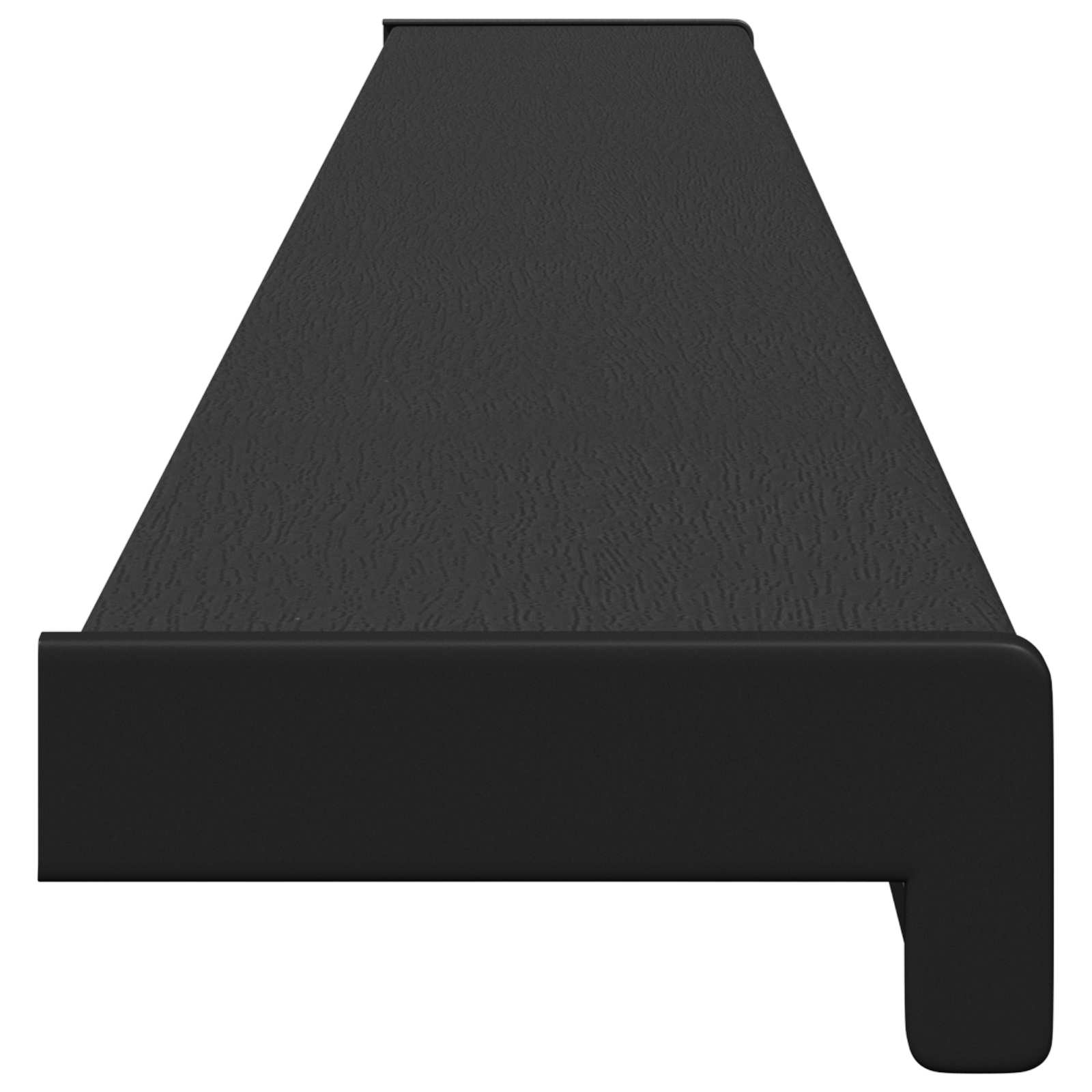 Prozorska klupčica Crno s drvenim uzorkom 160 x 10 x 4,5 cm PVC