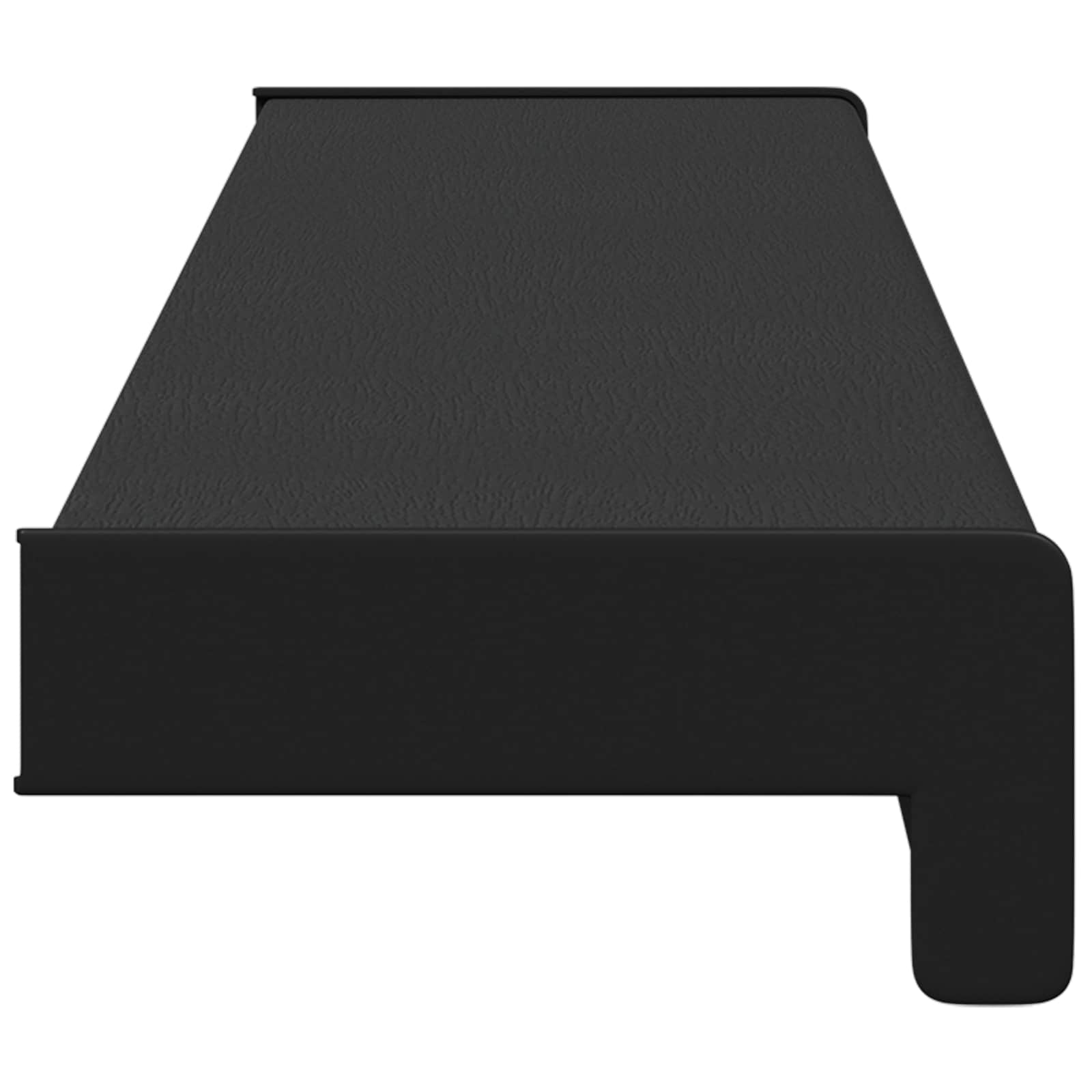 Prozorska klupčica Crno s drvenim uzorkom 80 x 15 x 4,5 cm PVC