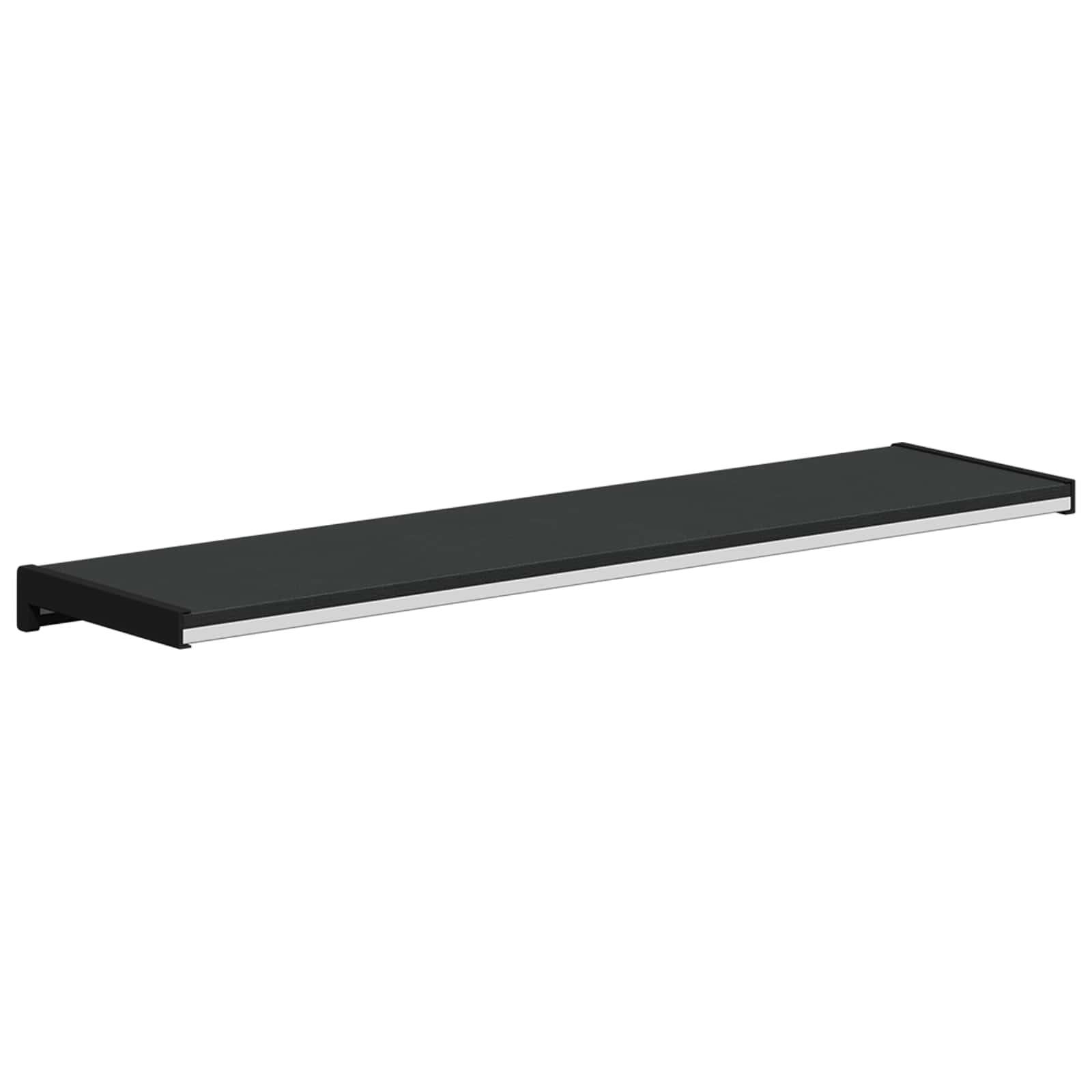 Prozorska klupčica Crno s drvenim uzorkom 100 x 20 x 4,5 cm PVC