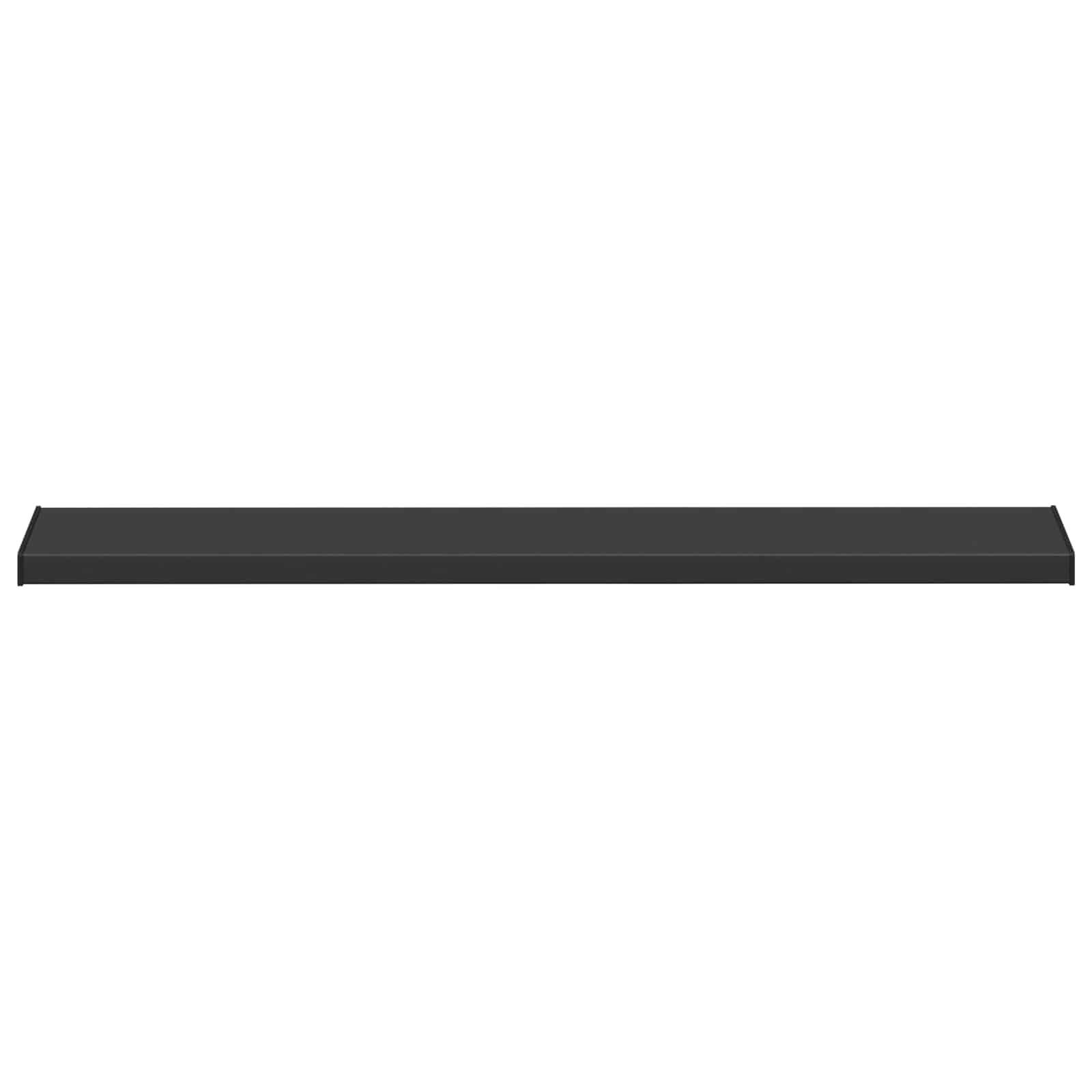 Prozorska klupčica Crno s drvenim uzorkom 140 x 20 x 4,5 cm PVC