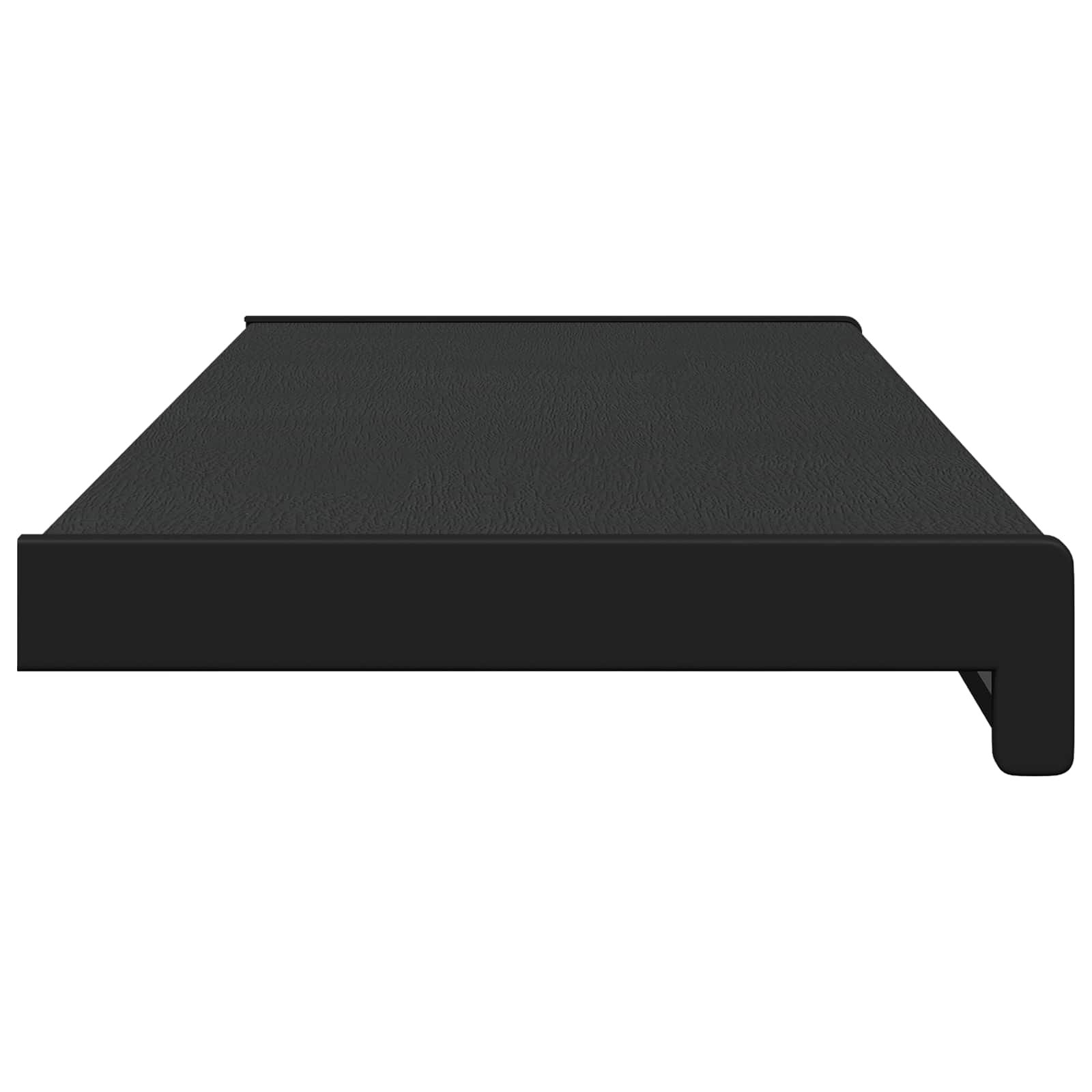 Prozorska klupčica Crno s drvenim uzorkom 60 x 25 x 4,5 cm PVC