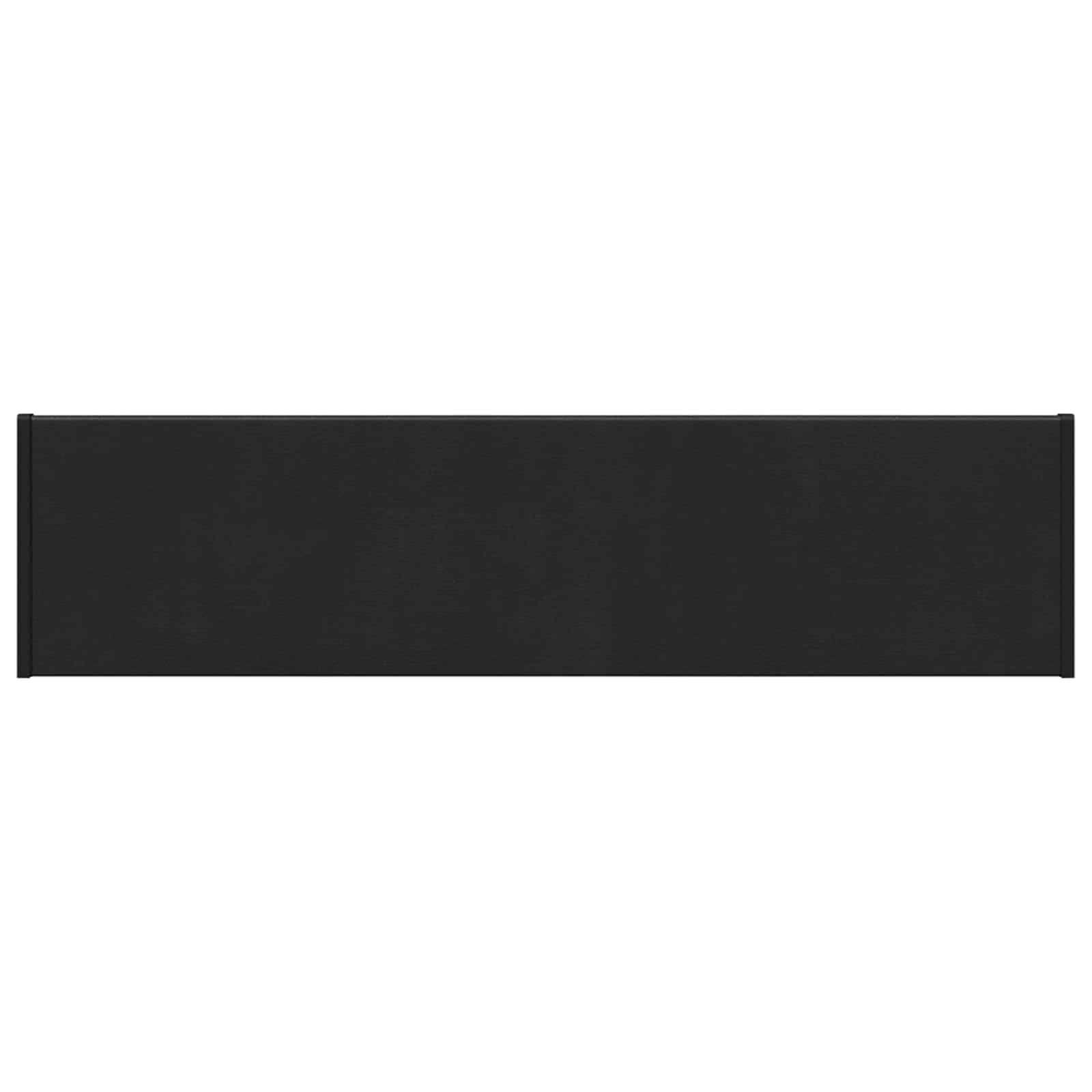 Prozorska klupčica Crno s drvenim uzorkom 60 x 25 x 4,5 cm PVC