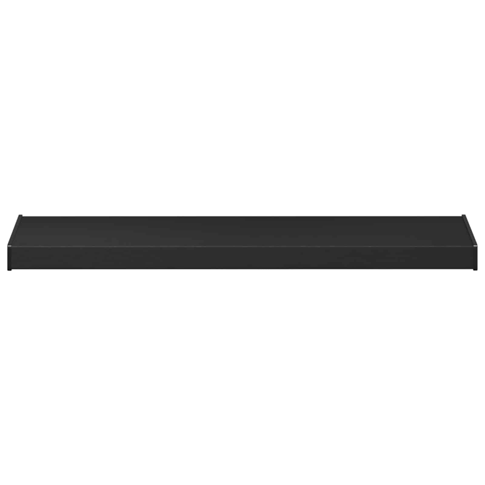 Prozorska klupčica Crno s drvenim uzorkom 100 x 30 x 4,5 cm PVC