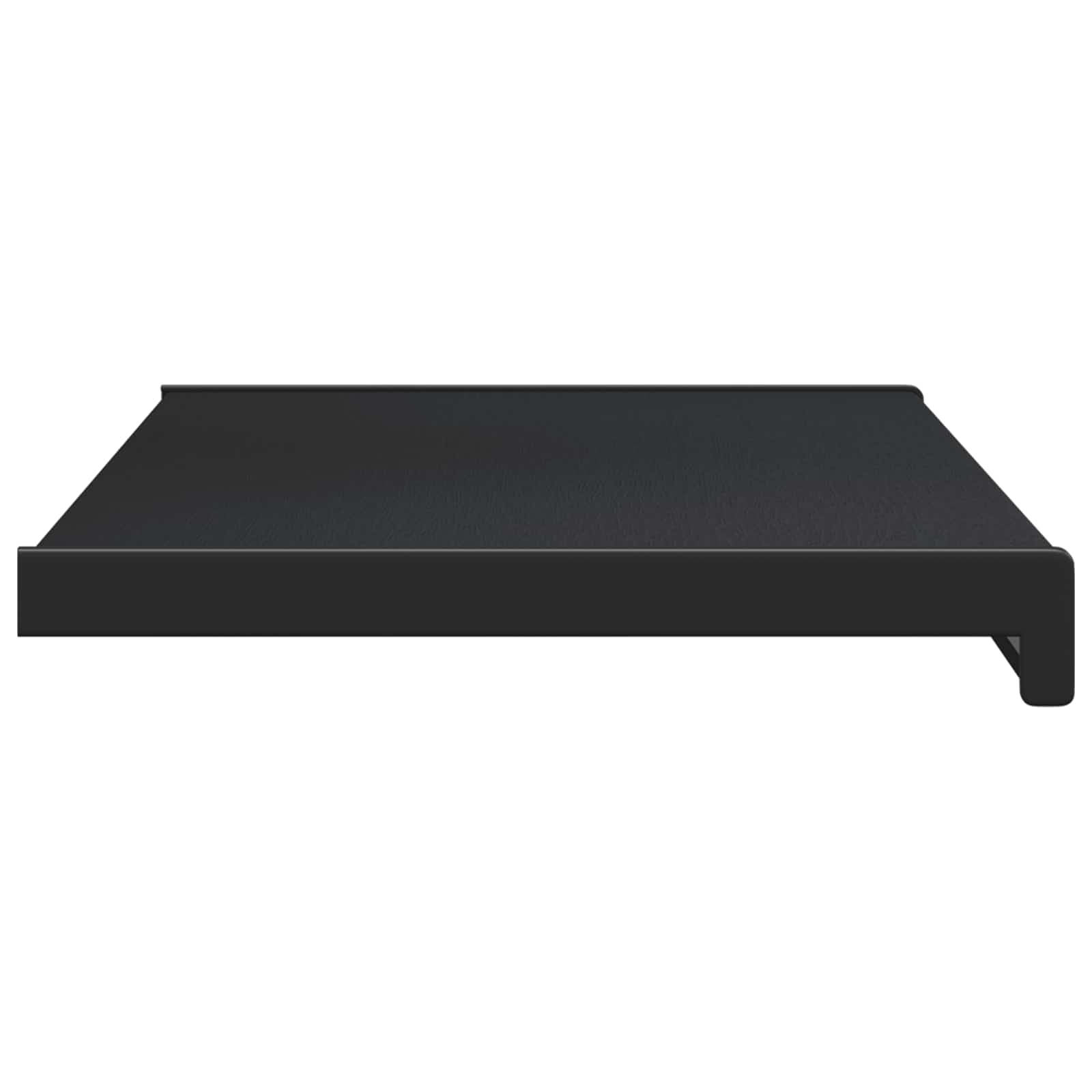 Prozorska klupčica Crno s drvenim uzorkom 100 x 30 x 4,5 cm PVC