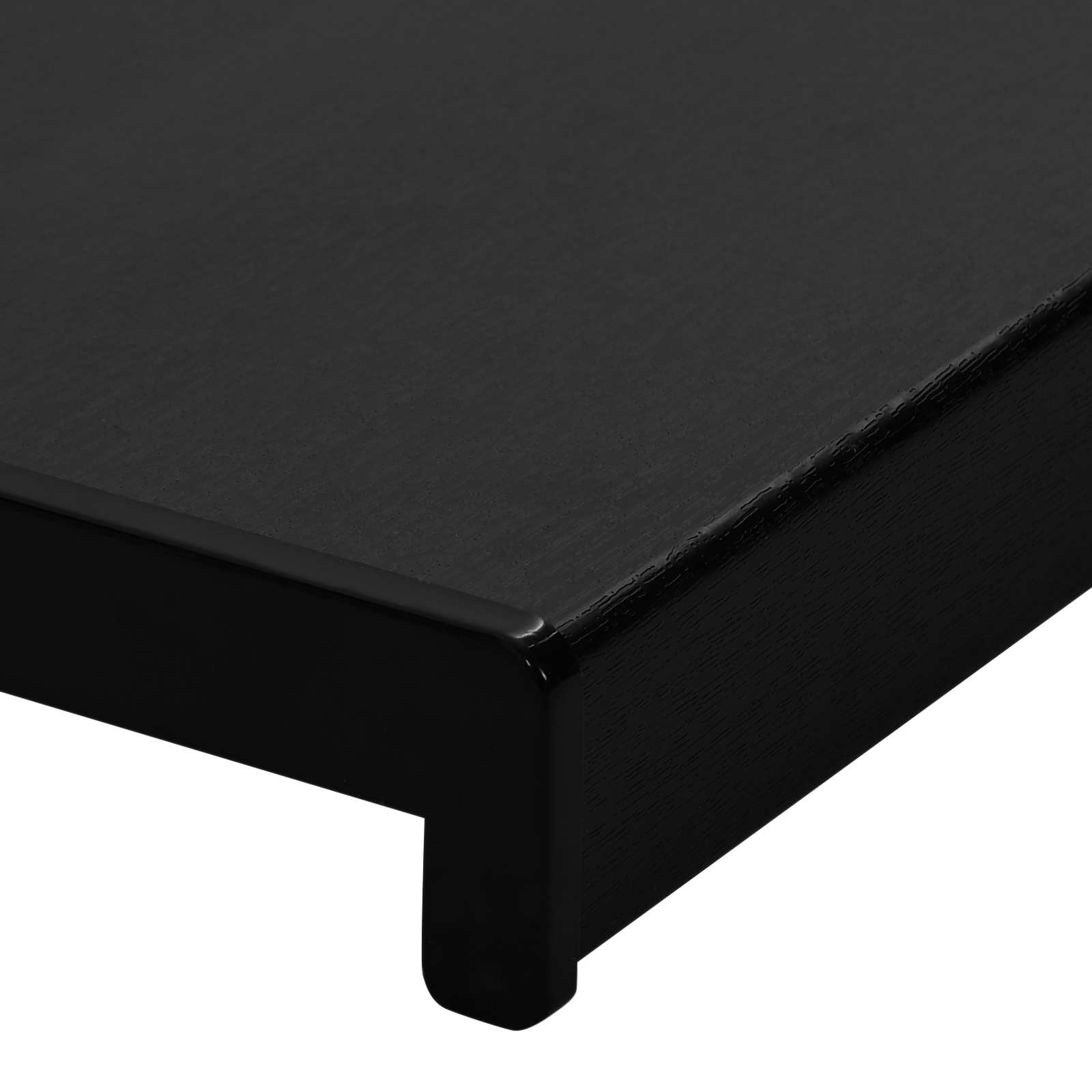 Prozorska klupčica Crno s drvenim uzorkom 160 x 30 x 4,5 cm PVC