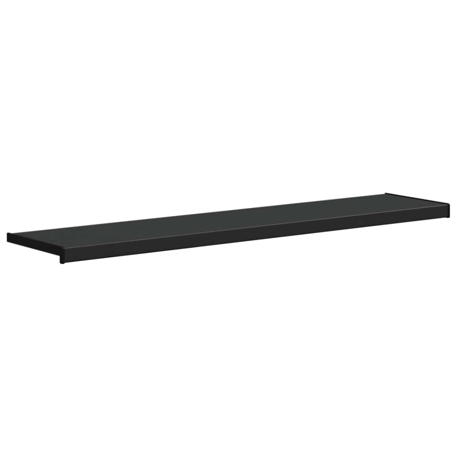Prozorska klupčica Crno s drvenim uzorkom 120 x 35 x 4,5 cm PVC