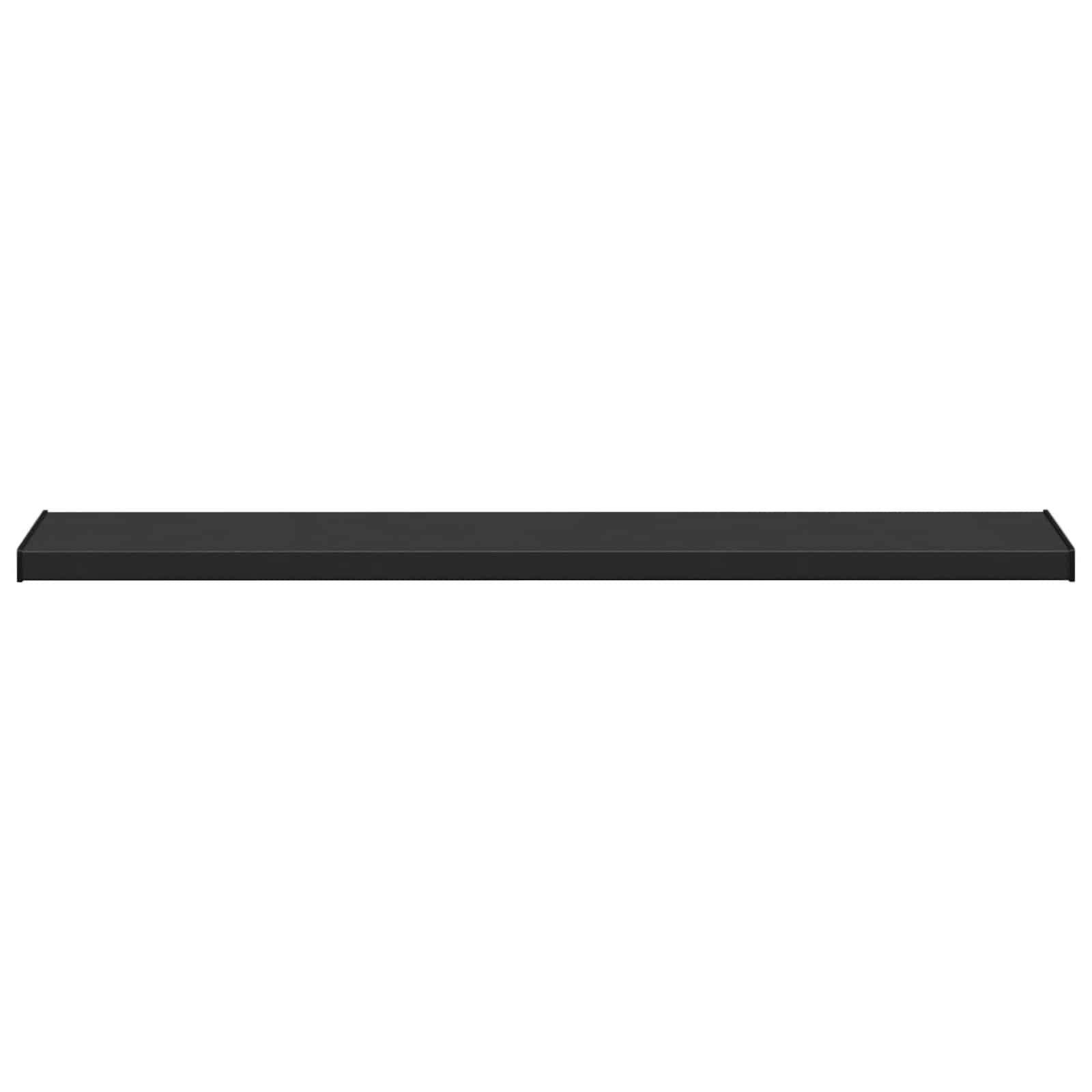 Prozorska klupčica Crno s drvenim uzorkom 140 x 35 x 4,5 cm PVC