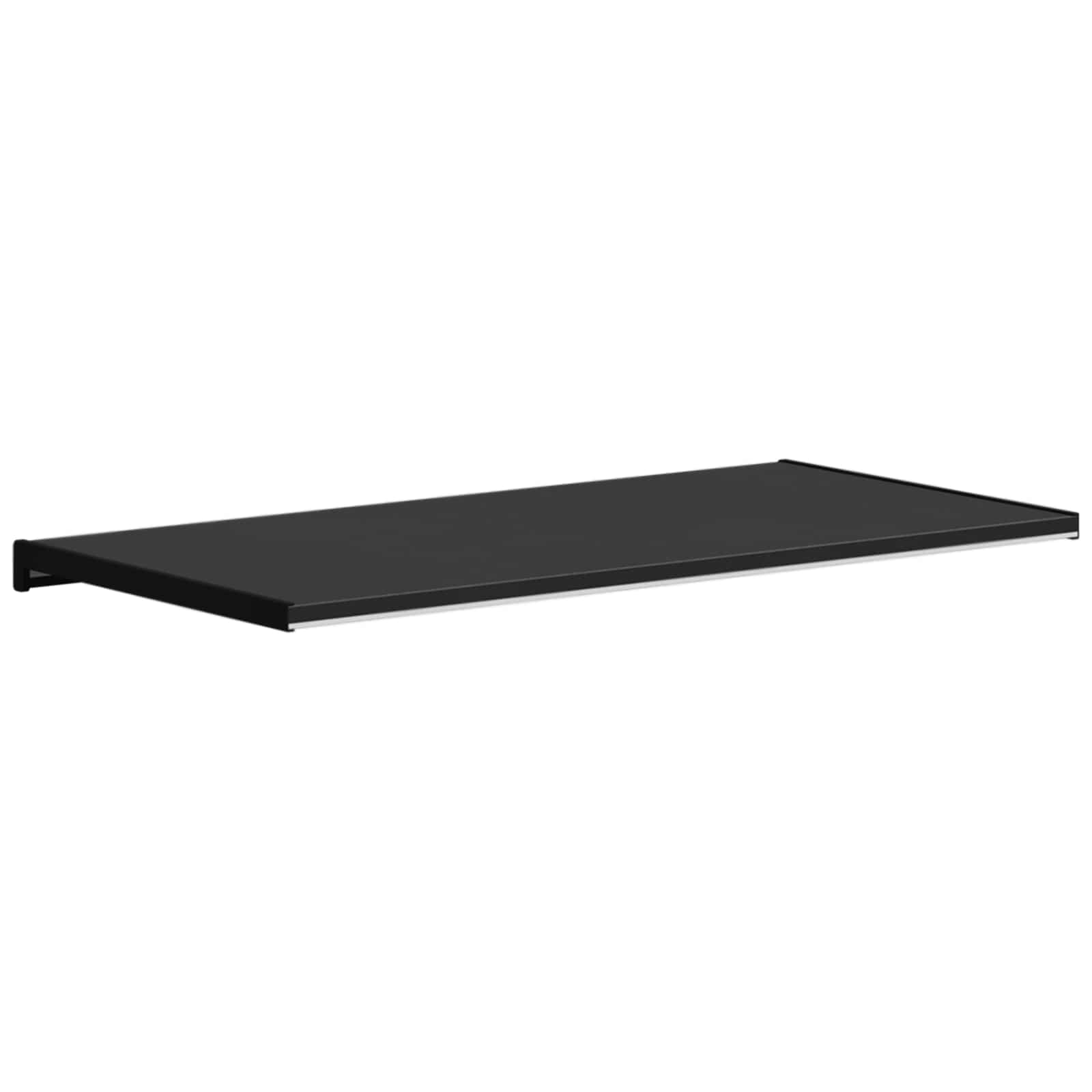 Prozorska klupčica Crno s drvenim uzorkom 100 x 40 x 4,5 cm PVC