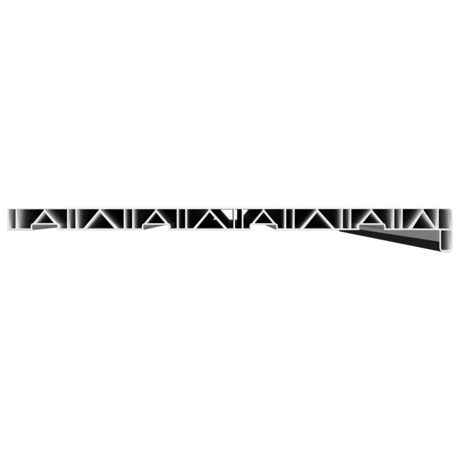 Prozorska klupčica Crno s drvenim uzorkom 120 x 40 x 4,5 cm PVC