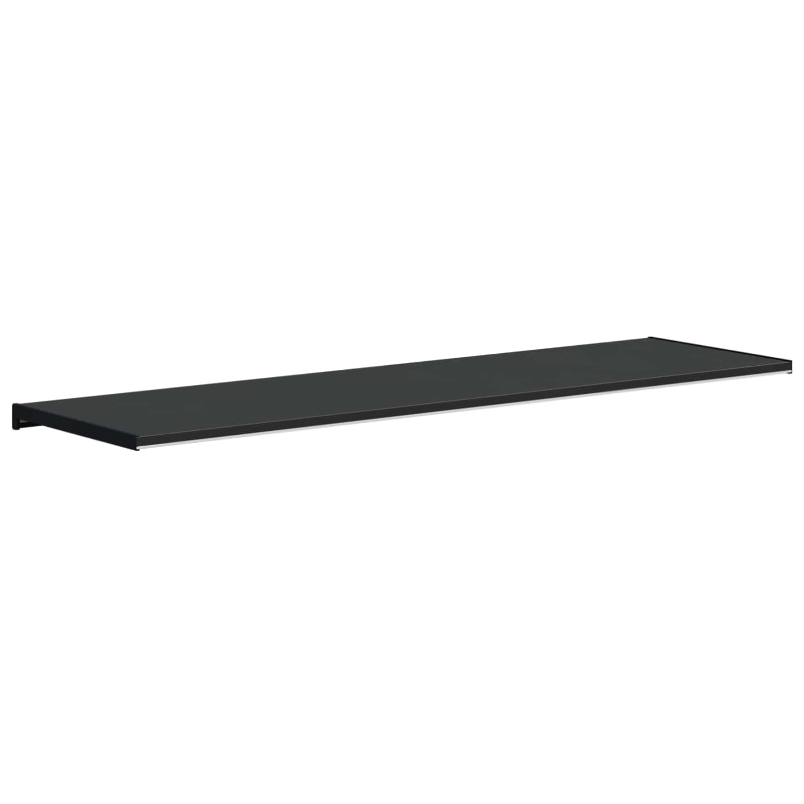 Prozorska klupčica Crno s drvenim uzorkom 120 x 40 x 4,5 cm PVC
