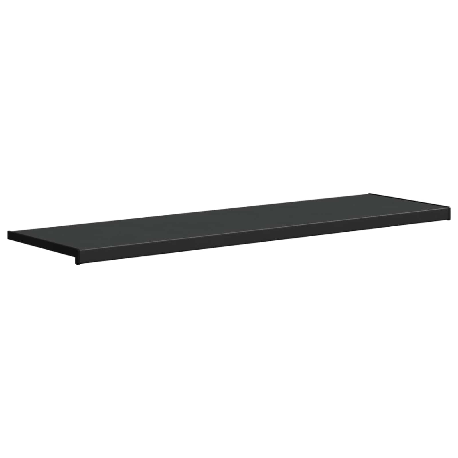 Prozorska klupčica Crno s drvenim uzorkom 140 x 40 x 4,5 cm PVC