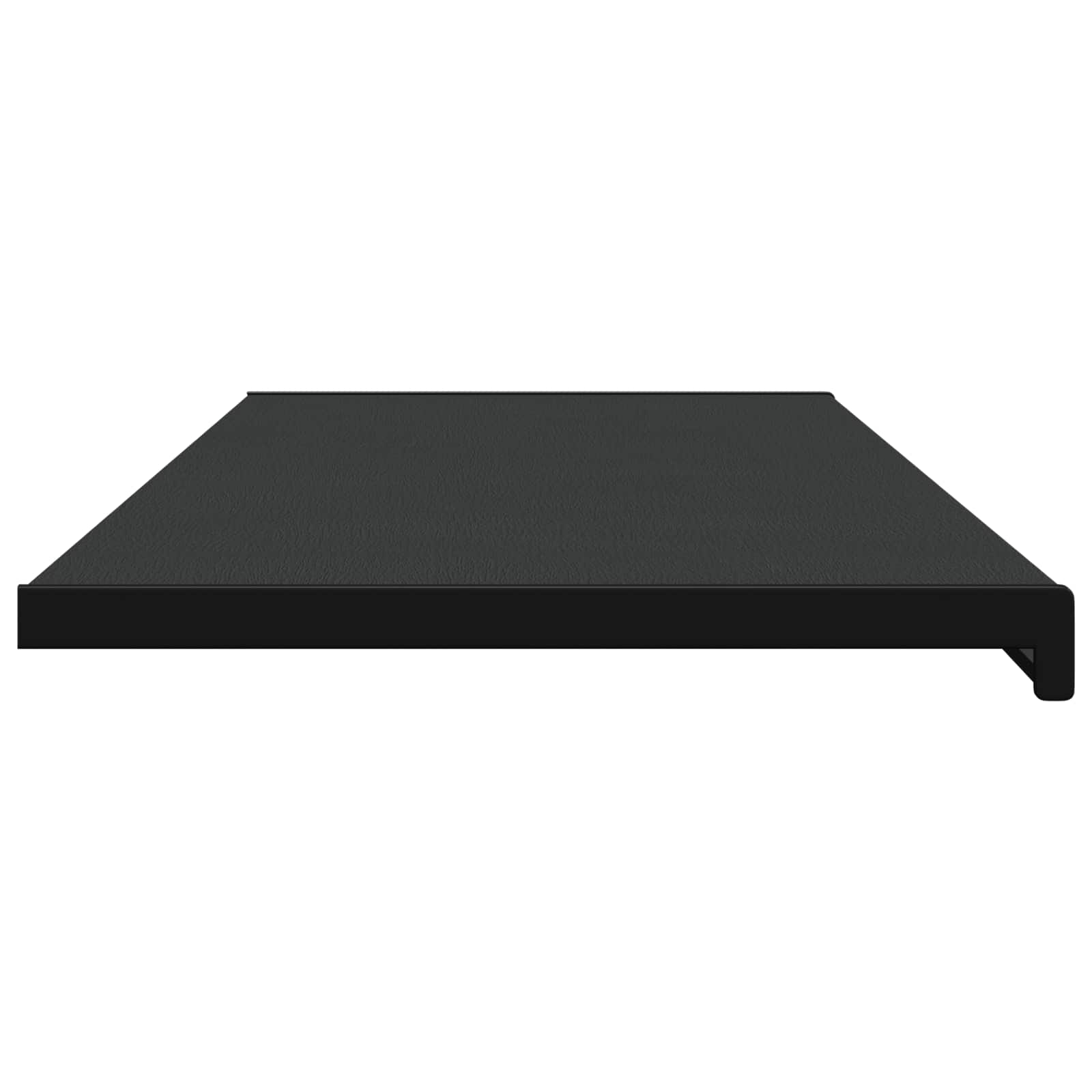 Prozorska klupčica Crno s drvenim uzorkom 140 x 45 x 4,5 cm PVC