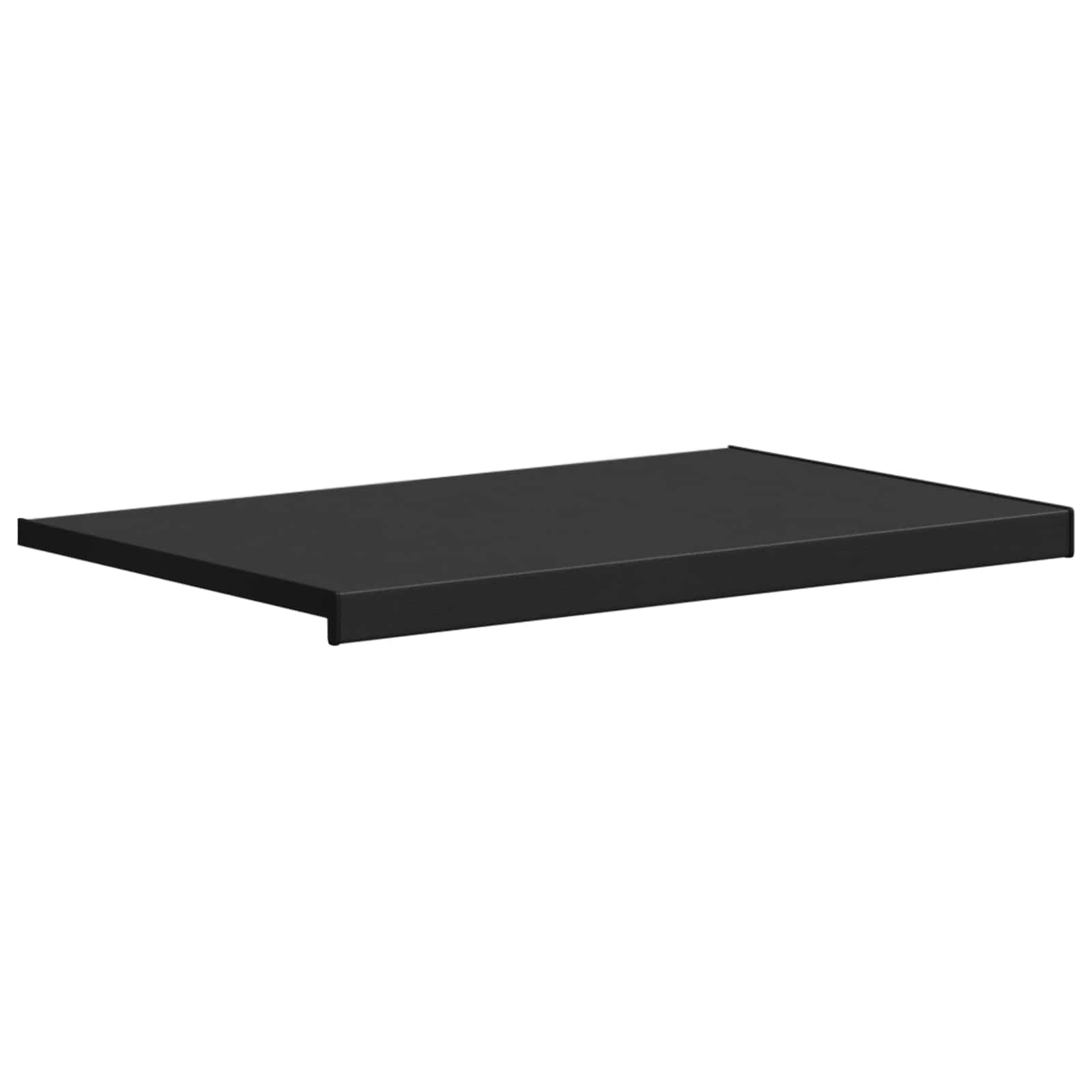 Prozorska klupčica Crno s drvenim uzorkom 60 x 50 x 4,5 cm PVC