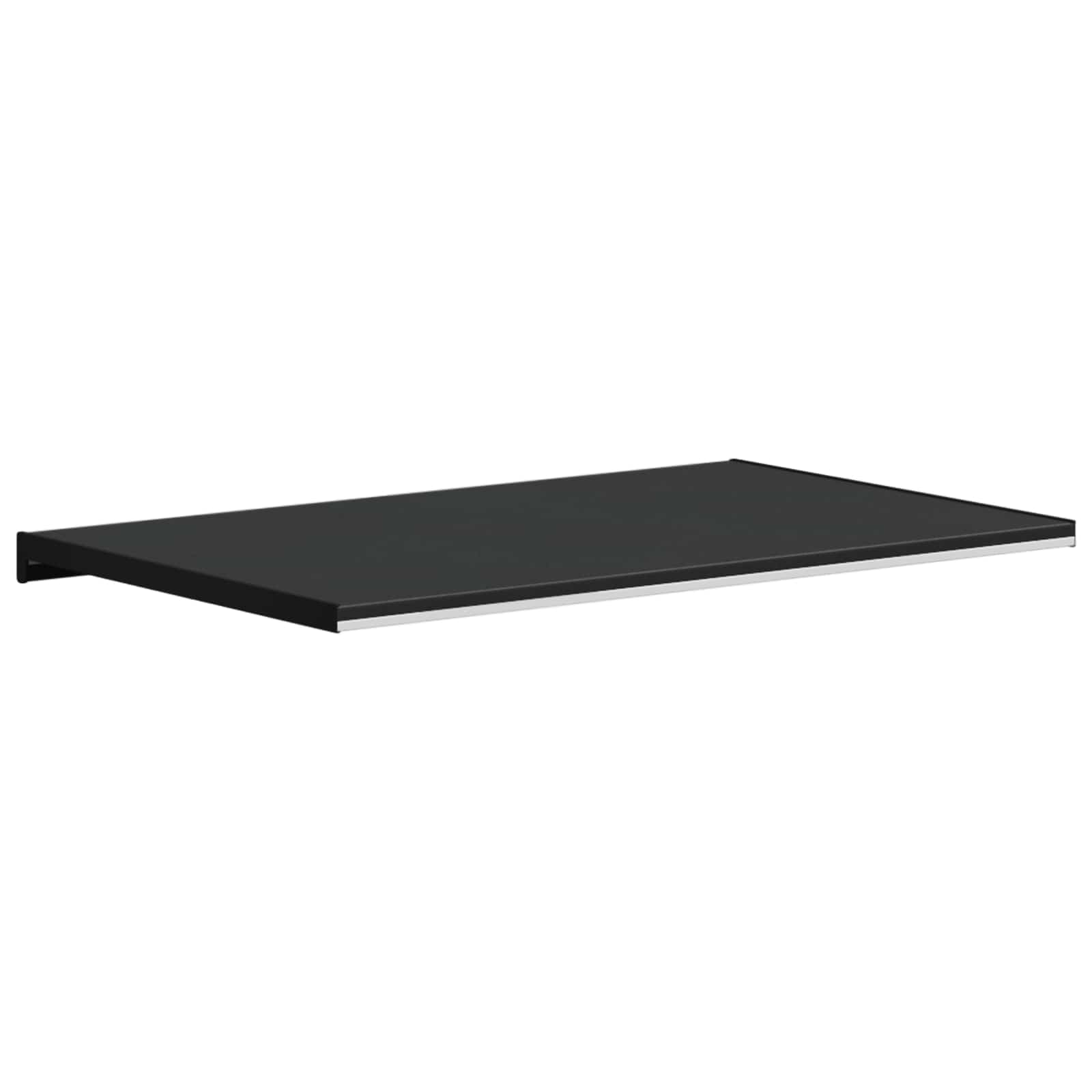 Prozorska klupčica Crno s drvenim uzorkom 100 x 50 x 4,5 cm PVC