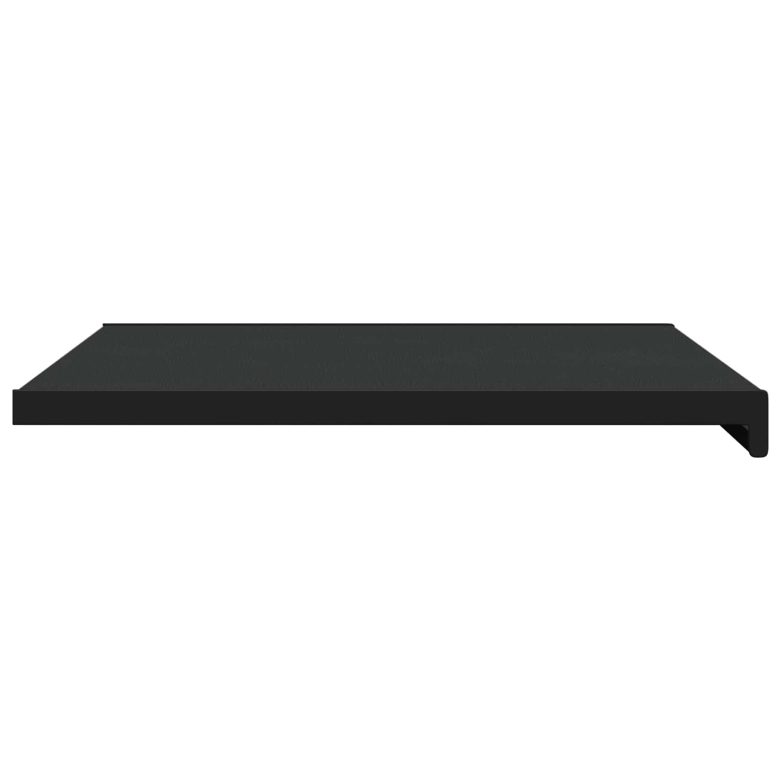 Prozorska klupčica Crno s drvenim uzorkom 100 x 50 x 4,5 cm PVC