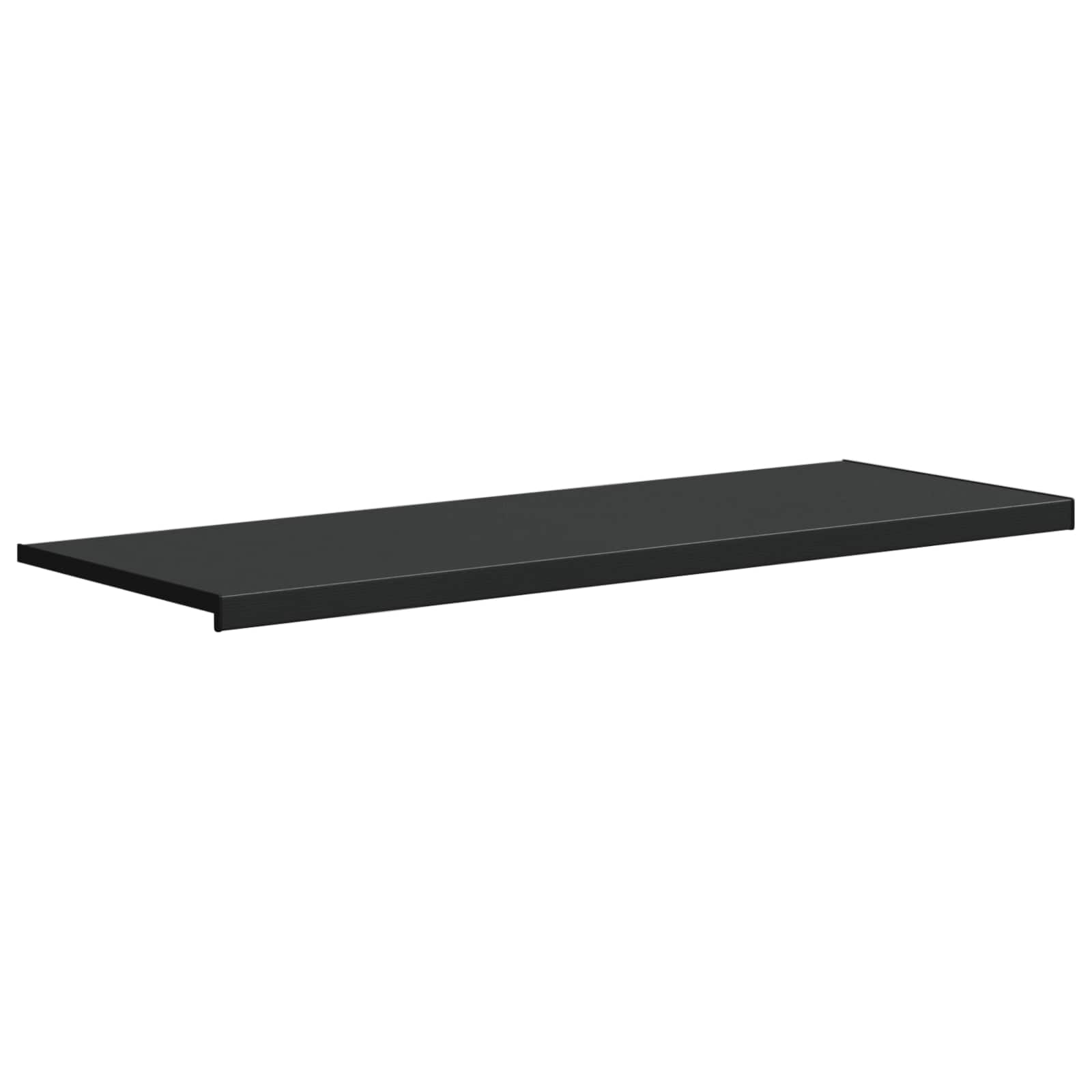 Prozorska klupčica Crno s drvenim uzorkom 120 x 50 x 4,5 cm PVC