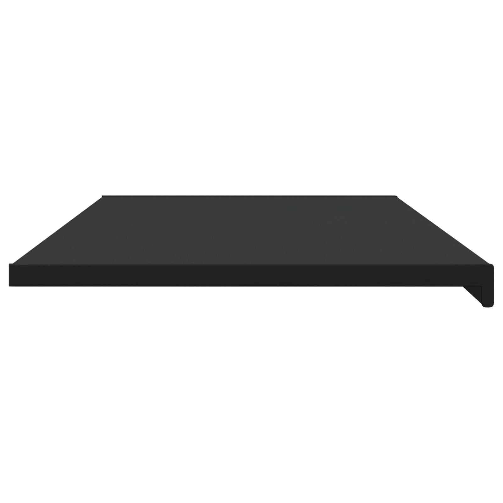 Prozorska klupčica Crno s drvenim uzorkom 160 x 50 x 4,5 cm PVC