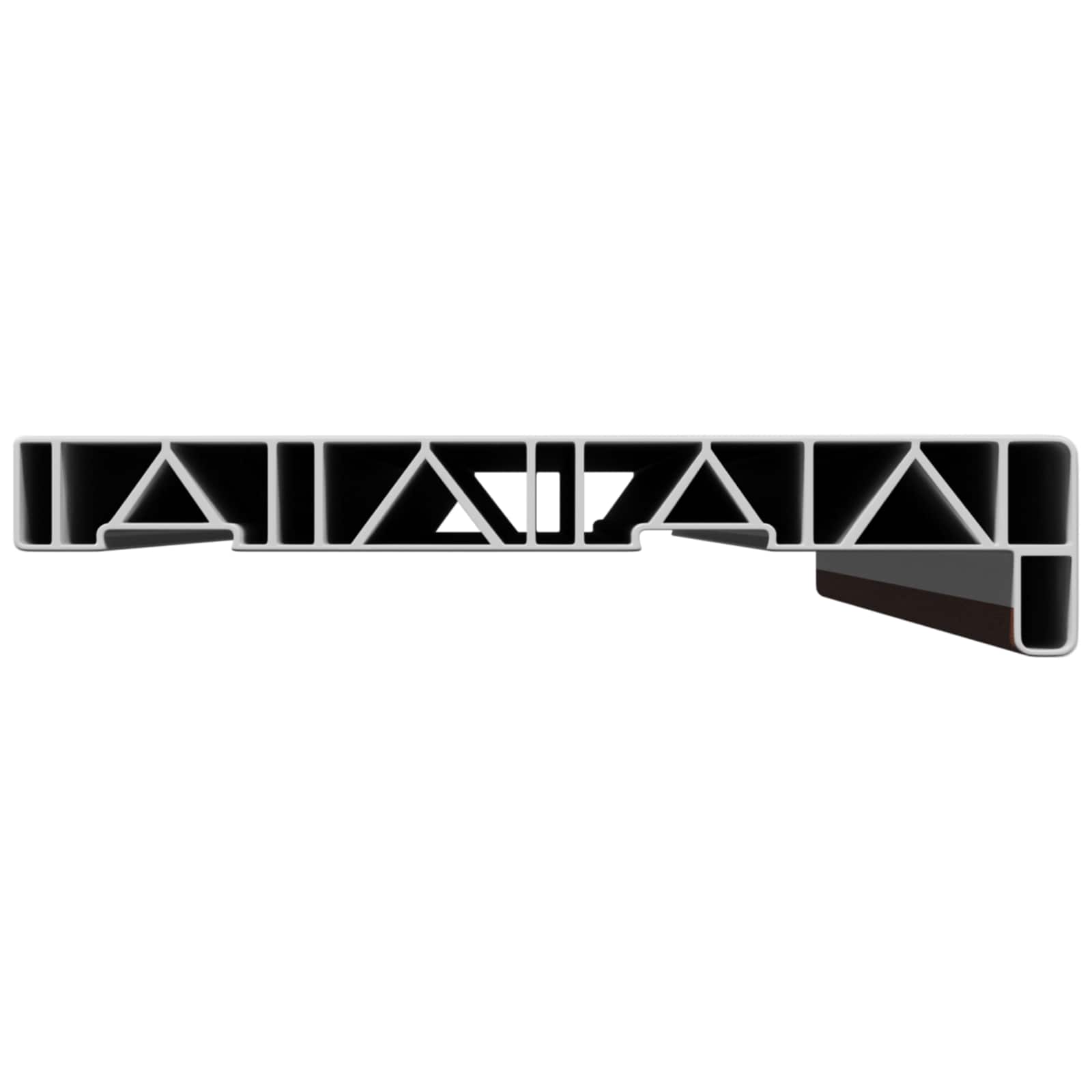 Prozorska klupčica Smeđe drvo 80 x 25 x 4,5 cm PVC