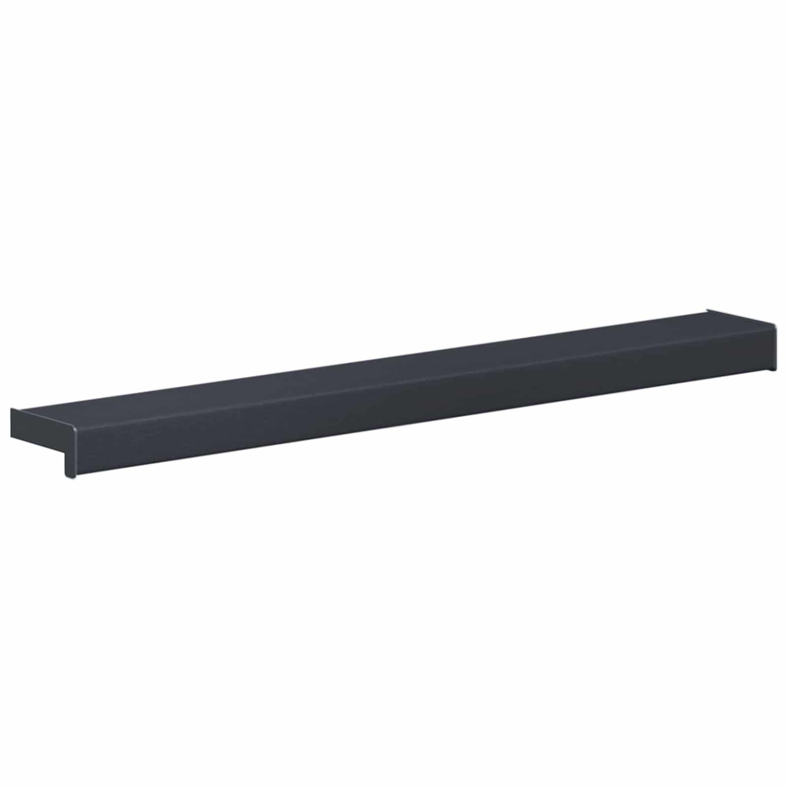 Prozorska klupčica Antracit s drvenim uzorkom 100 x 10 x 4,5 cm