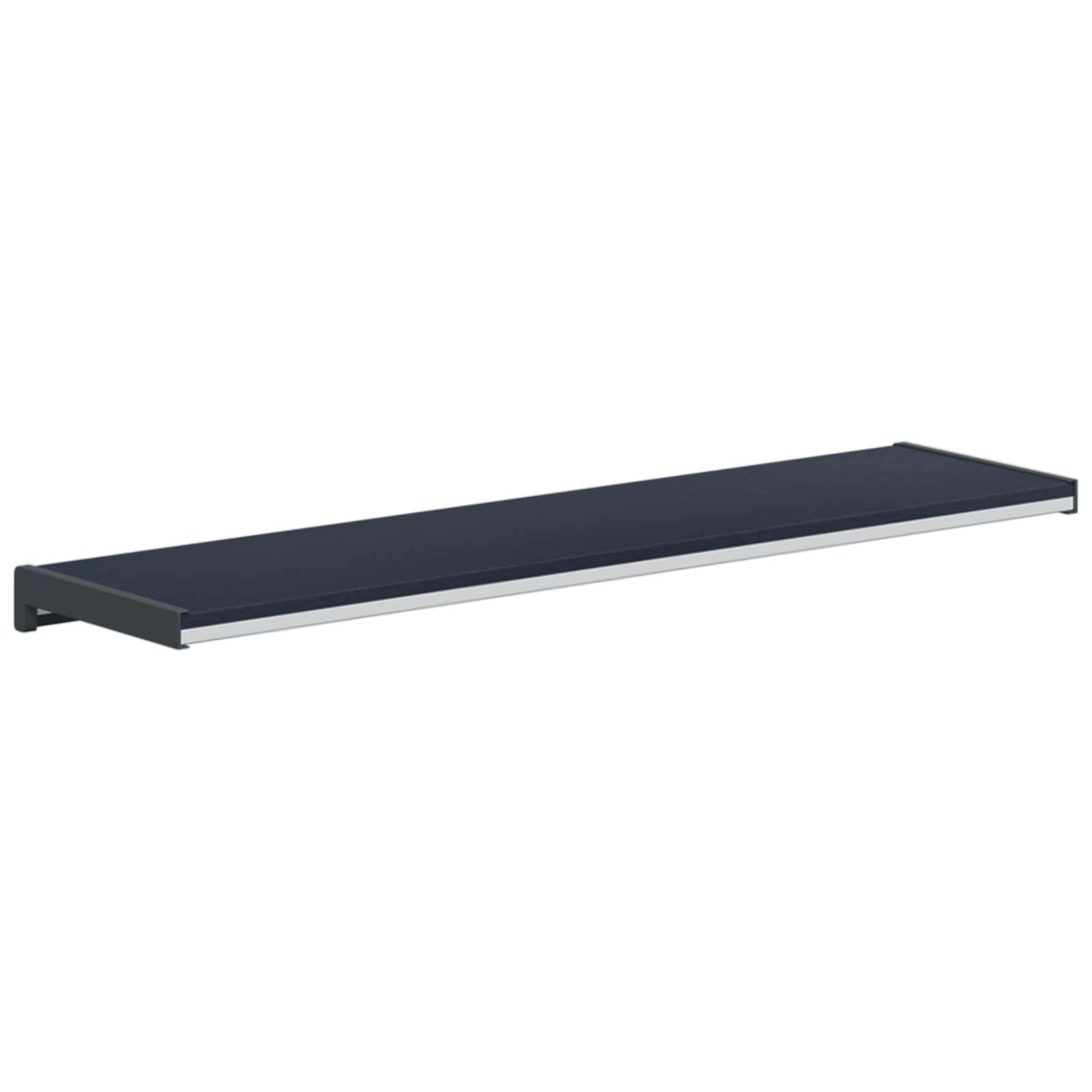 Prozorska klupčica Antracit s drvenim uzorkom 80 x 20 x 4,5 cm