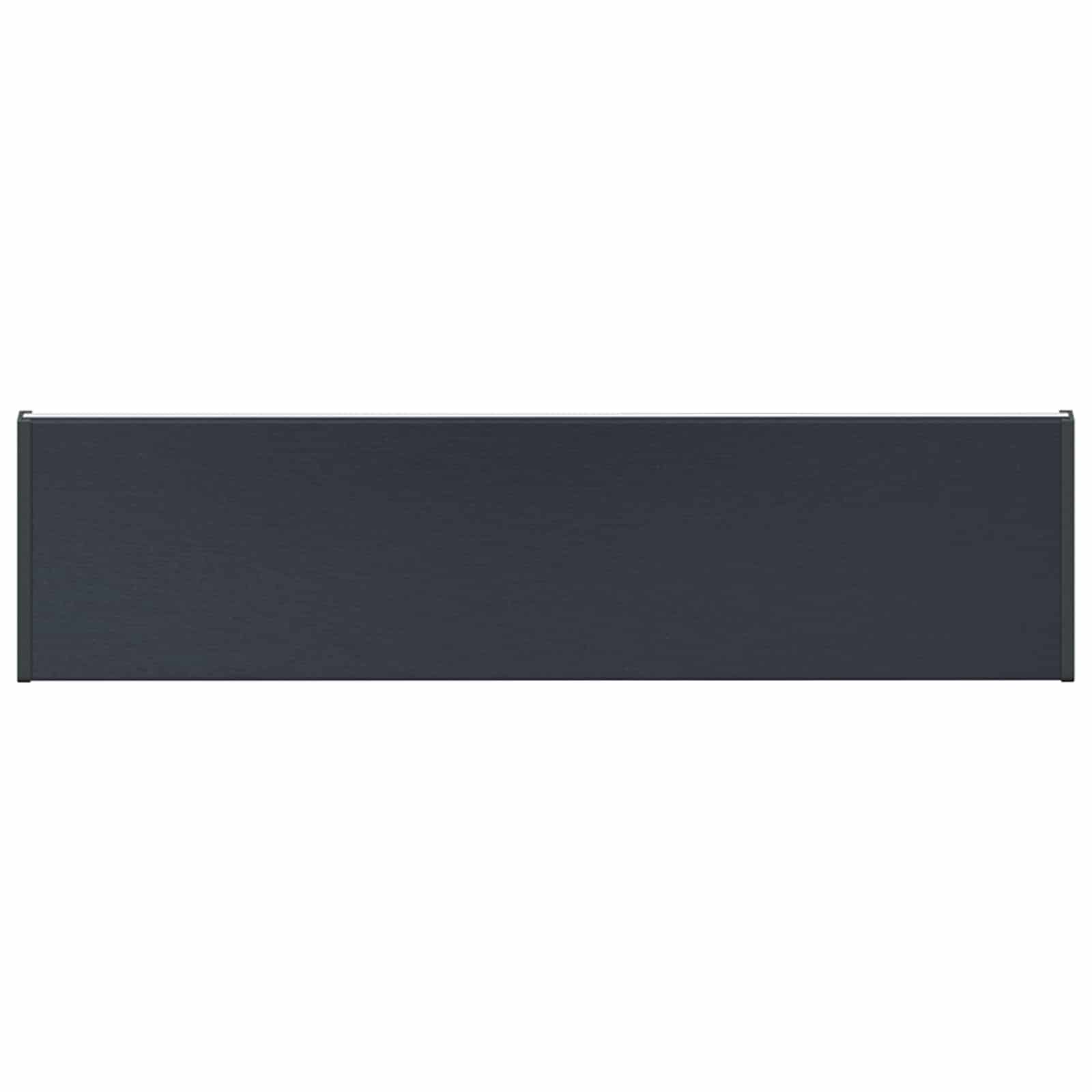 Prozorska klupčica Antracit s drvenim uzorkom 80 x 20 x 4,5 cm