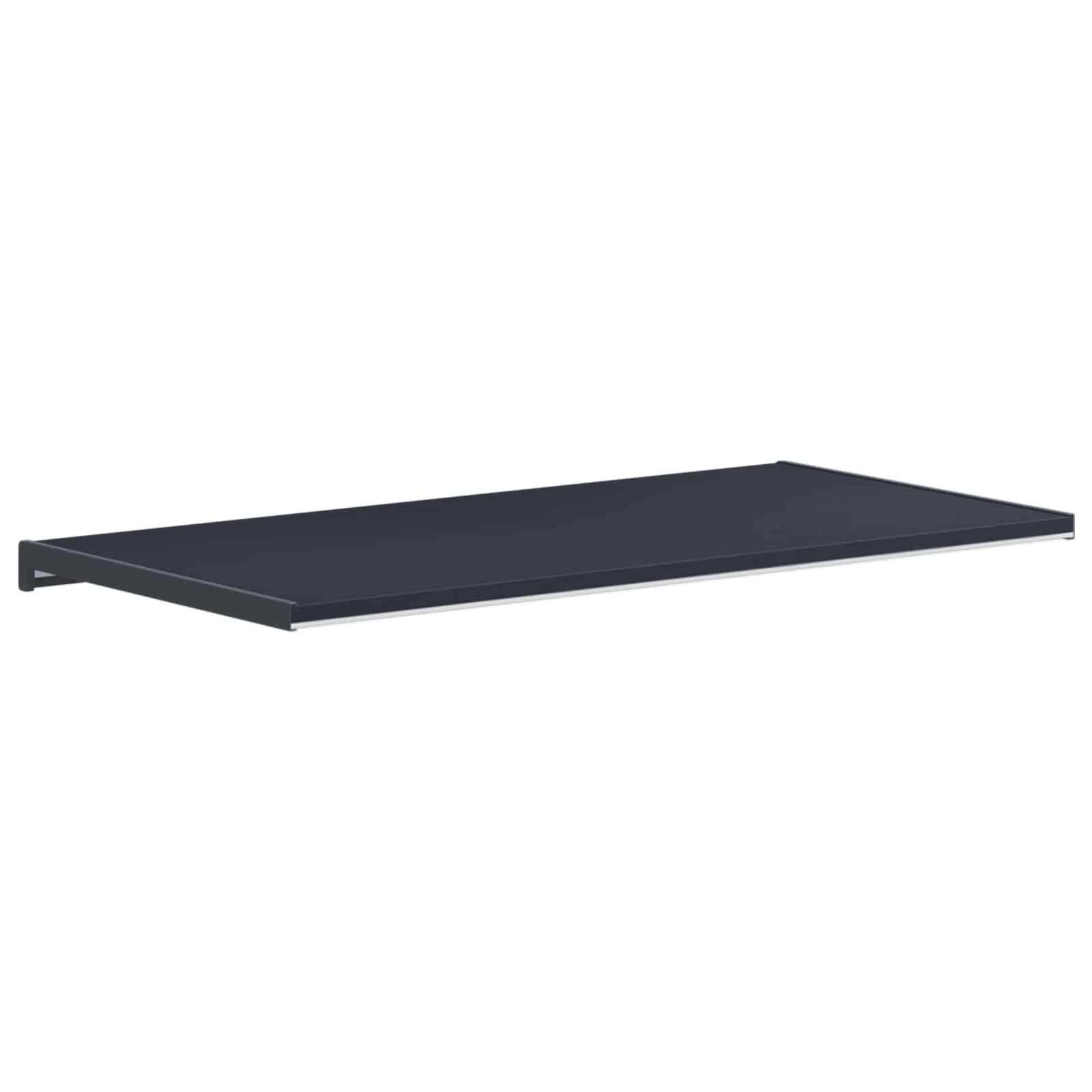 Prozorska klupčica Antracit s drvenim uzorkom 100 x 40 x 4,5 cm