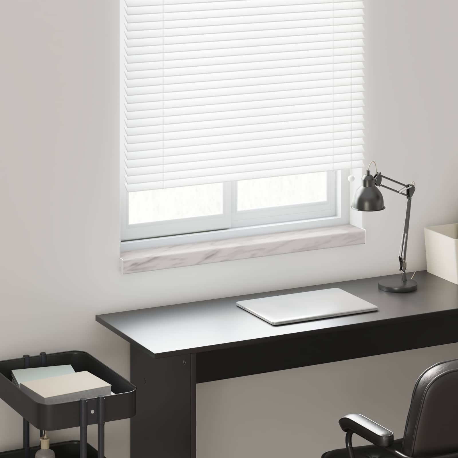 Prozorska klupčica Mramorna tekstura 60 x 10 x 4,5 cm PVC
