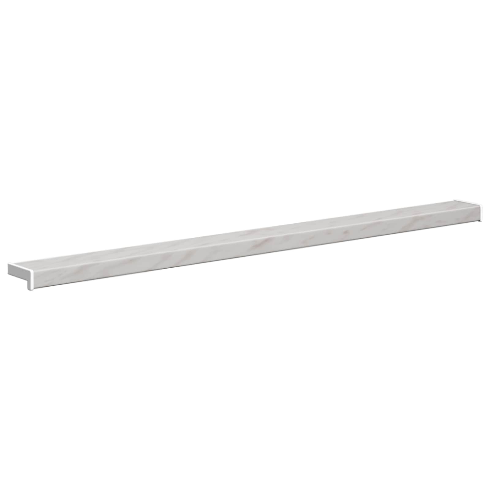 Prozorska klupčica Mramorna tekstura 120 x 15 x 4,5 cm PVC