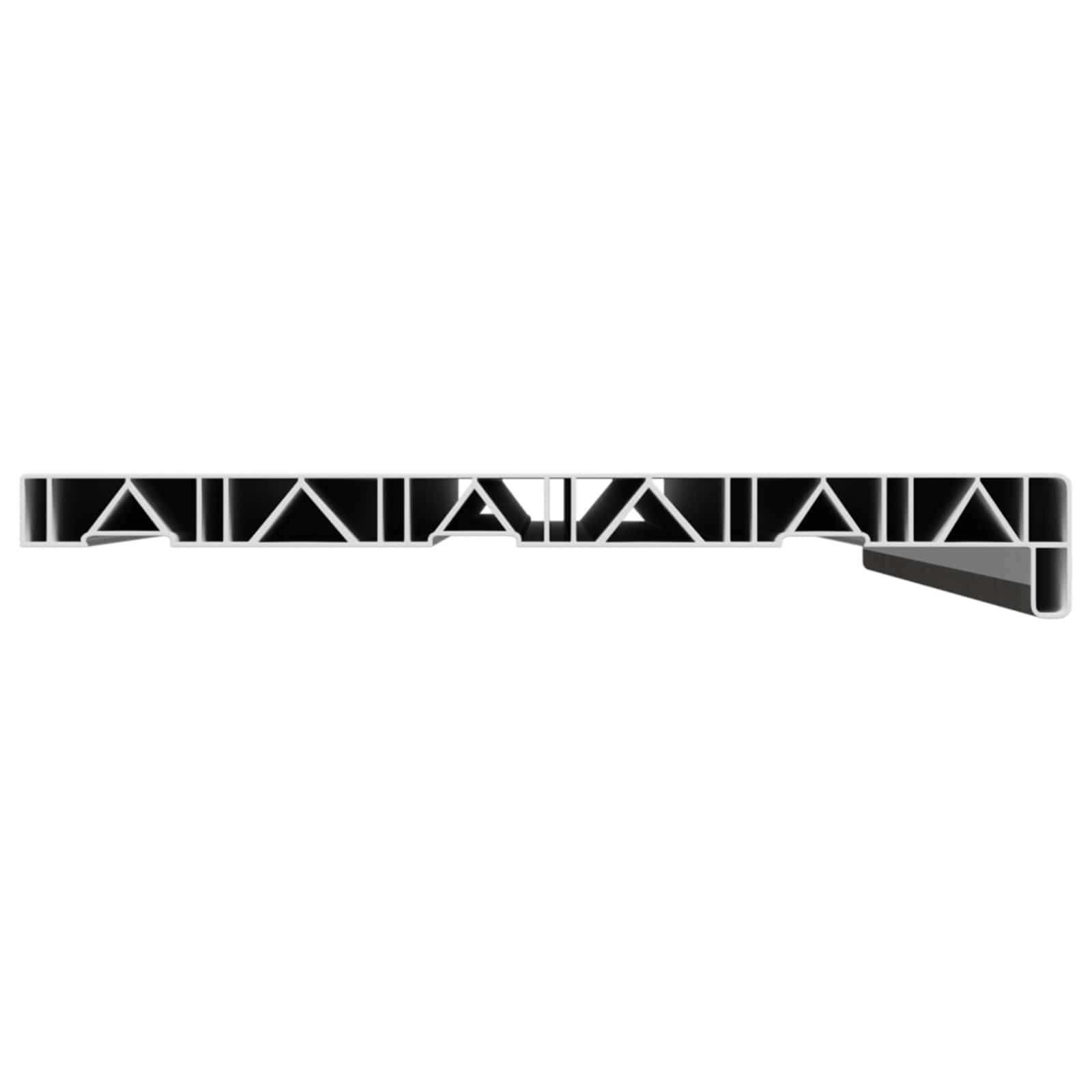 Prozorska klupčica Mramorna tekstura 100 x 30 x 4,5 cm PVC