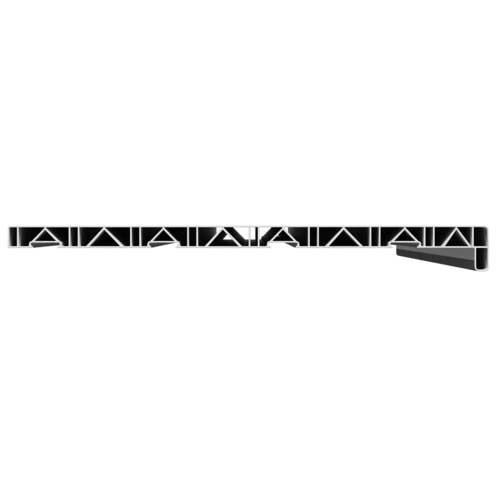 Prozorska klupčica Mramorna tekstura 60 x 45 x 4,5 cm PVC