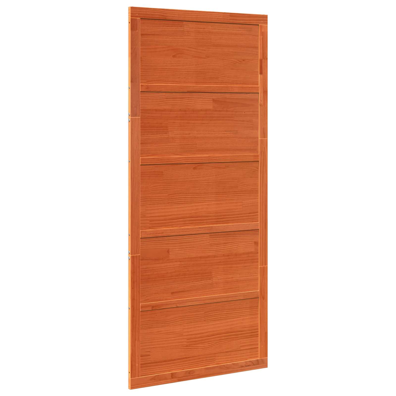Vrata staje Voštanosmeđa 90 x 2,5 x 208 cm Masivna borovina
