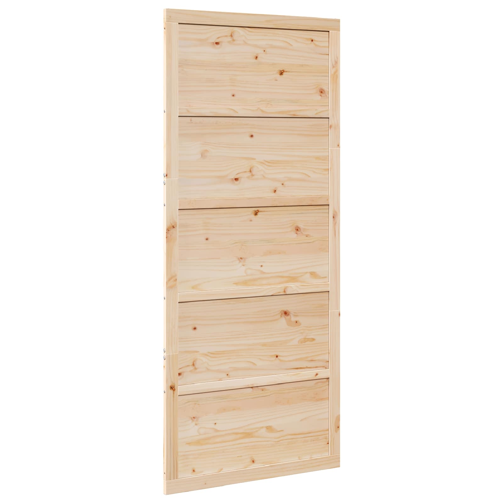Vrata staje Prirodna 80 x 2,5 x 208 cm Masivna borovina