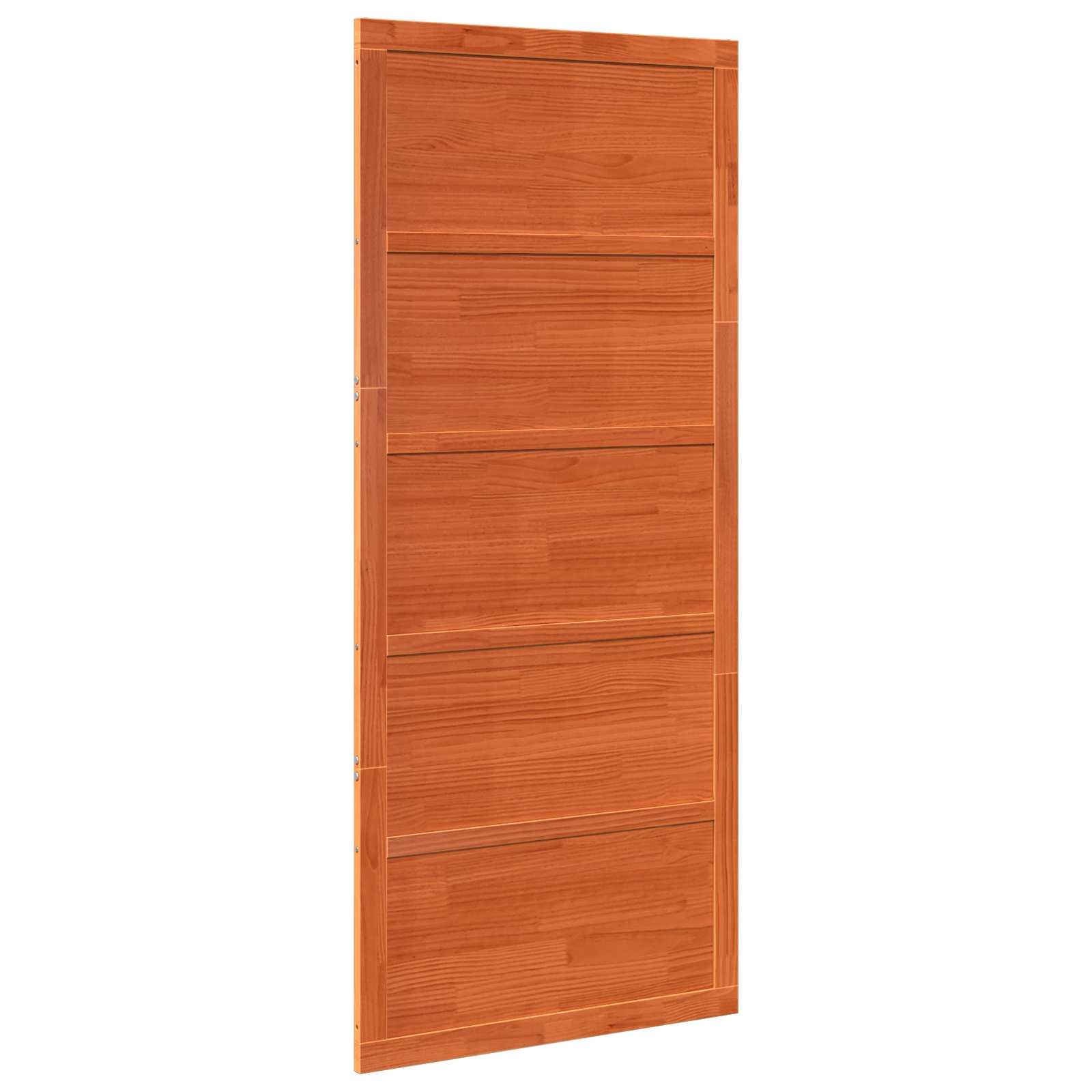 Vrata staje Voštanosmeđa 80 x 2,5 x 208 cm Masivna borovina