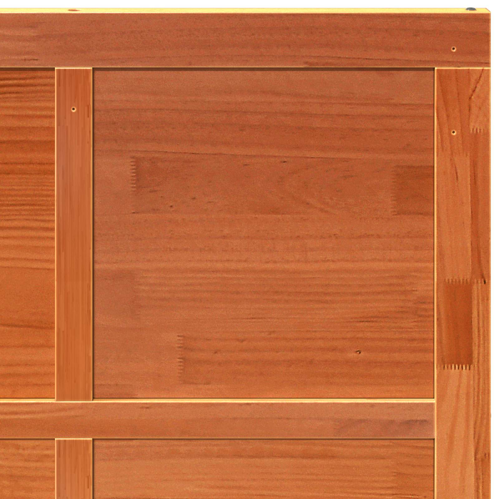 Vrata staje Voštanosmeđa 90 x 2,5 x 208 cm Masivna borovina