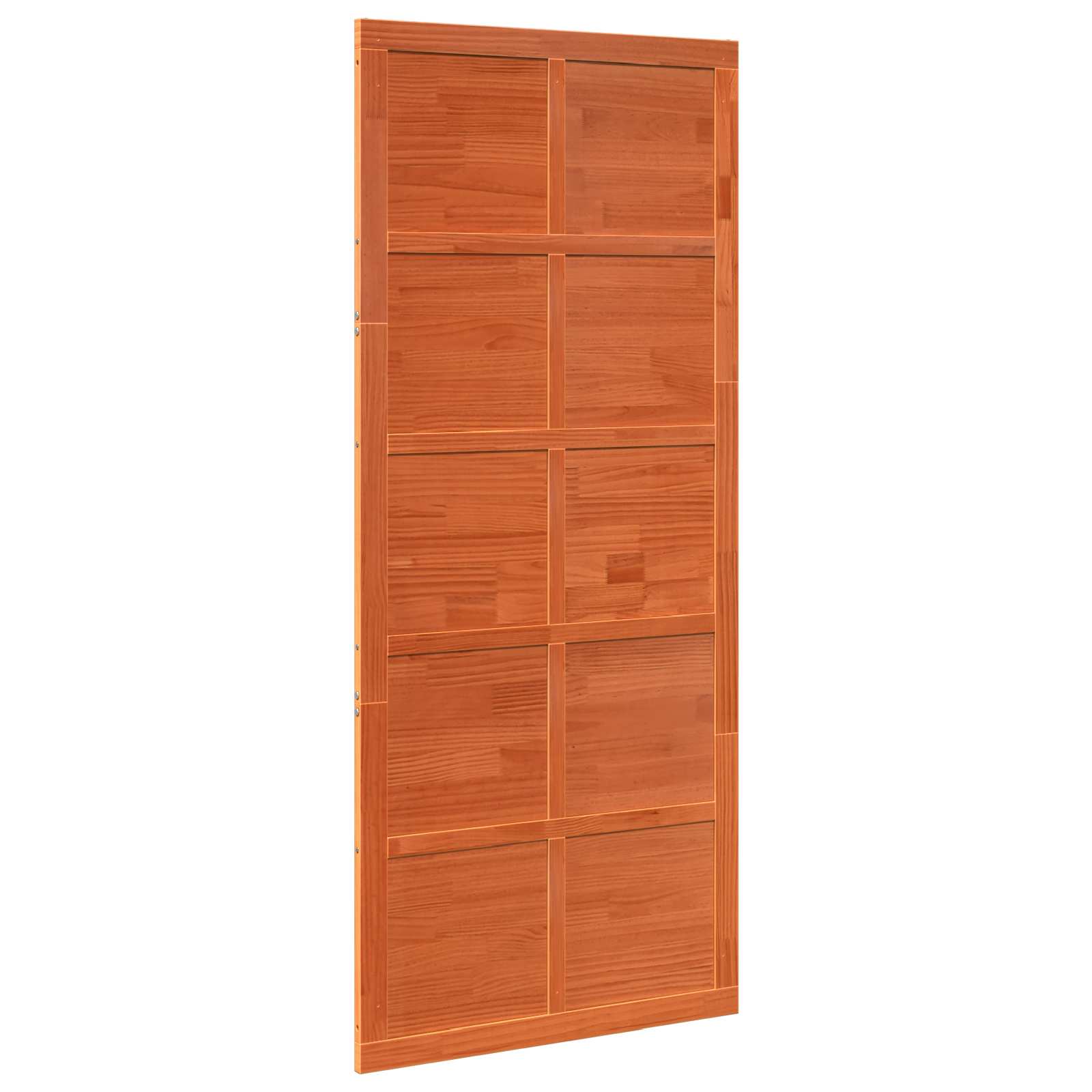 Vrata staje Voštanosmeđa 90 x 2,5 x 208 cm Masivna borovina