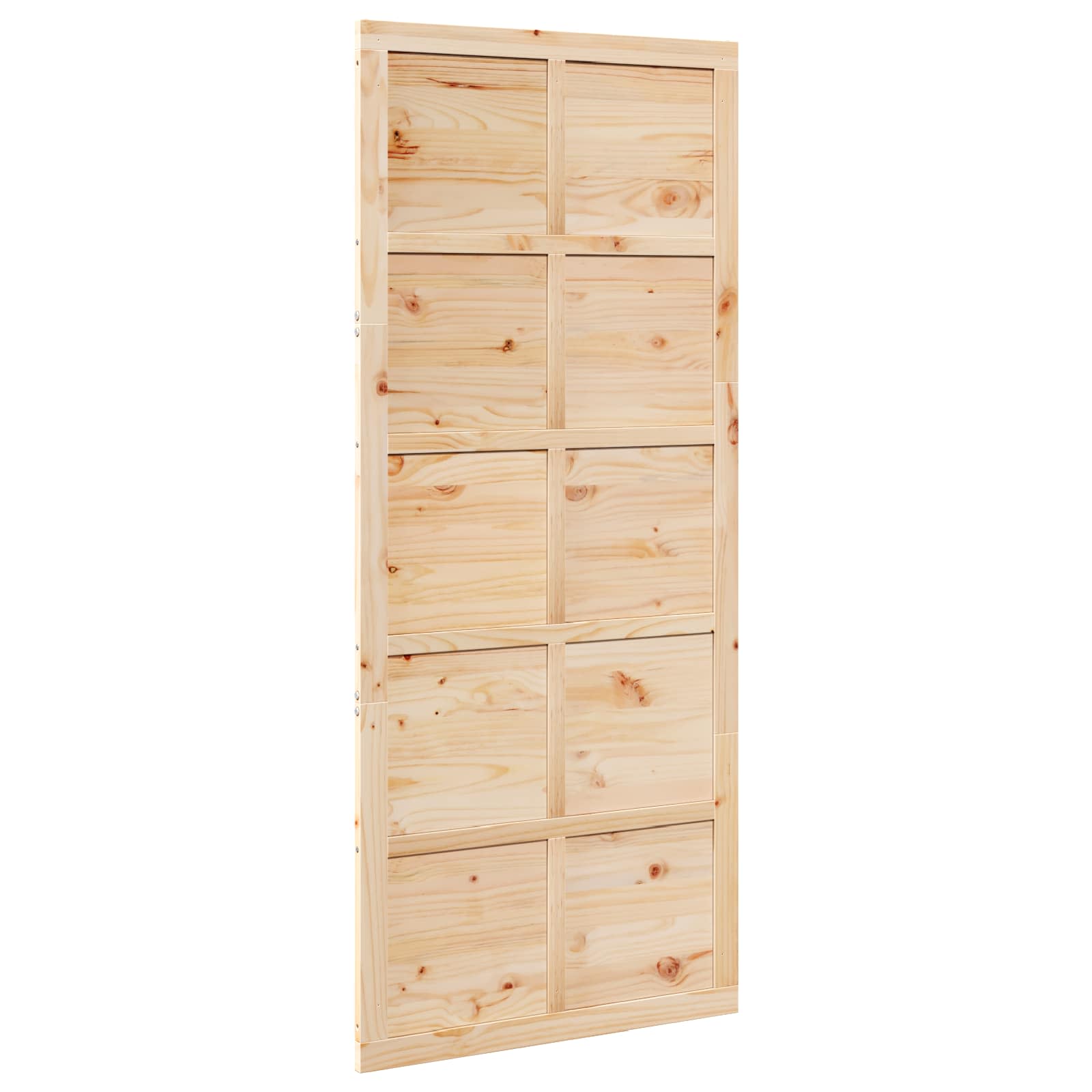 Vrata staje Prirodna 80 x 2,5 x 208 cm Masivna borovina