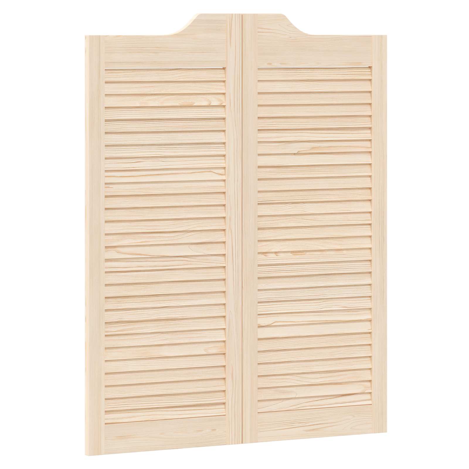 Vrata na rasklapanje 2 pcs Prirodna Masivna borovina
