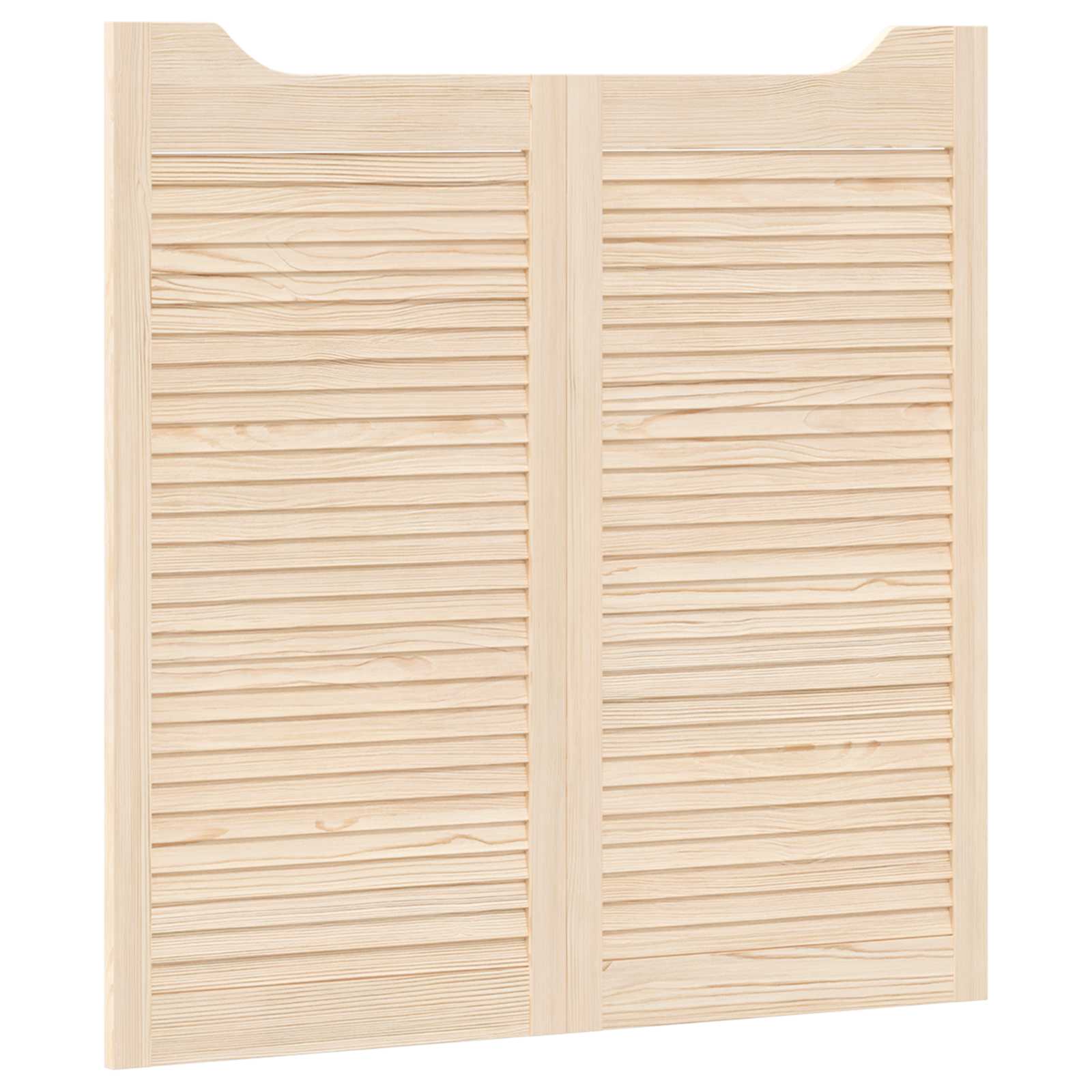 Vrata na rasklapanje 2 pcs Prirodna Masivna borovina
