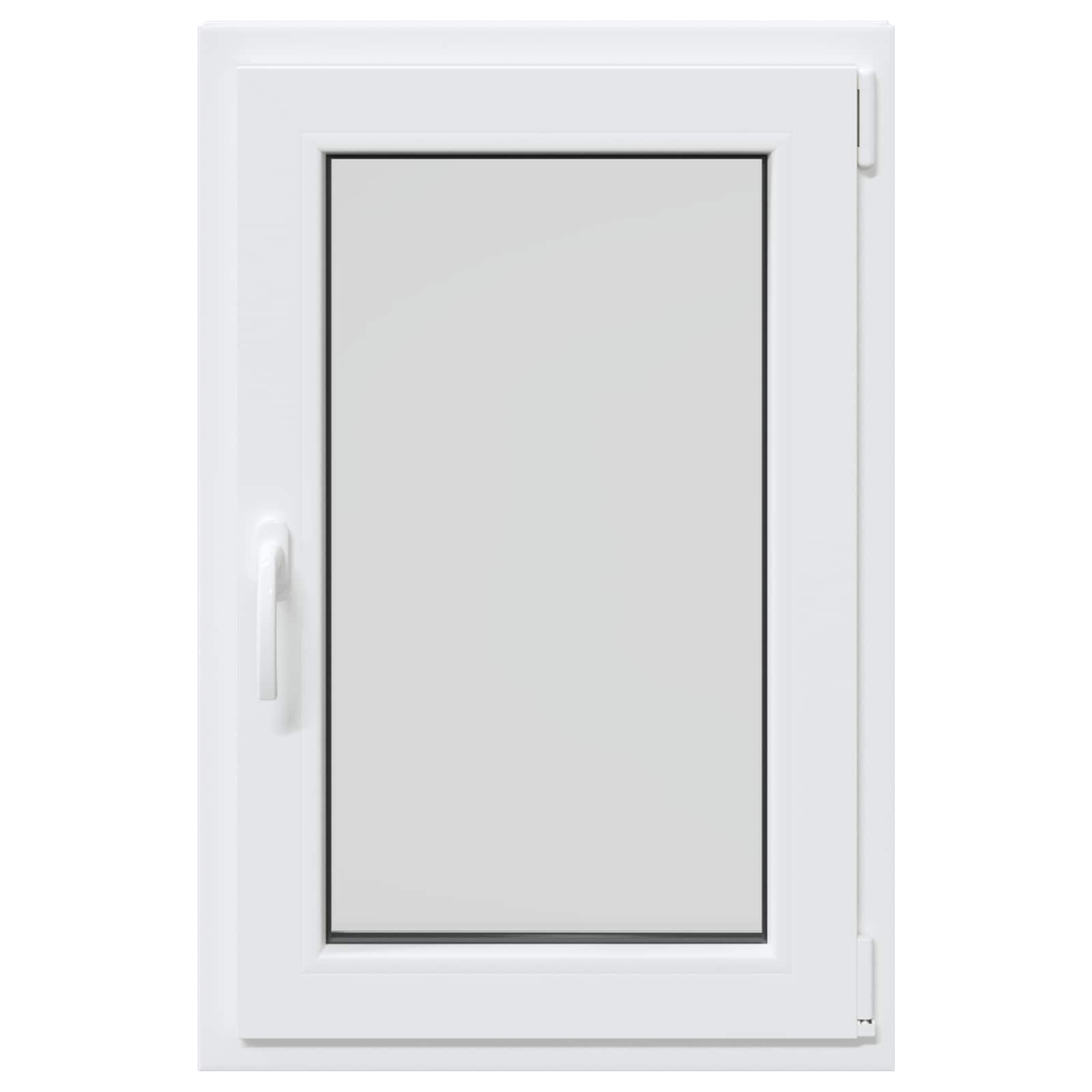 Prozor za podrum RISOR 60 x 80 cm PVC i staklo Bijela