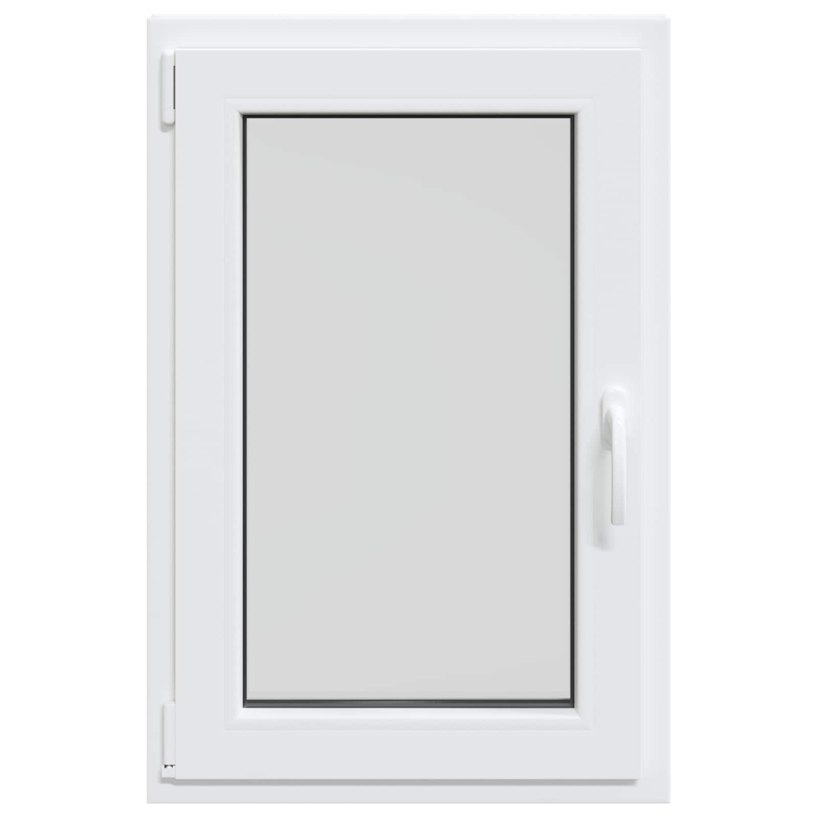 Prozor za podrum RISOR 60 x 80 cm PVC i staklo Bijela