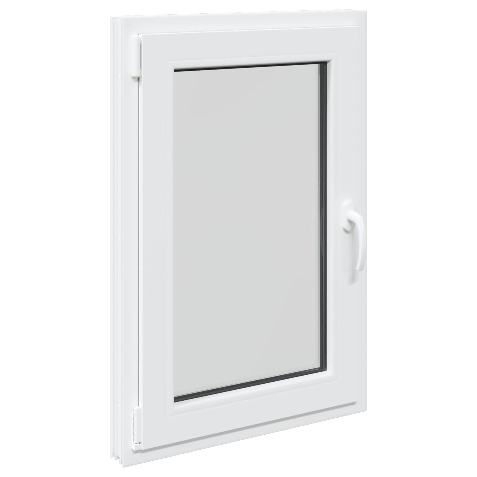 Prozor za podrum RISOR 60 x 90 cm PVC i staklo Bijela