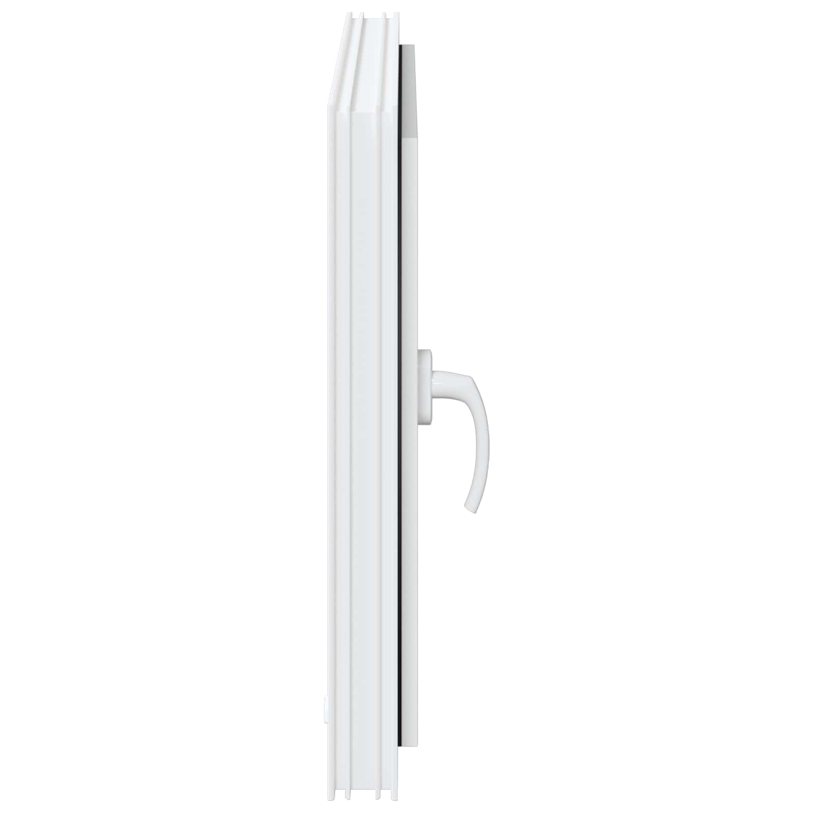 Prozor za podrum RISOR 80 x 50 cm PVC i staklo Bijela