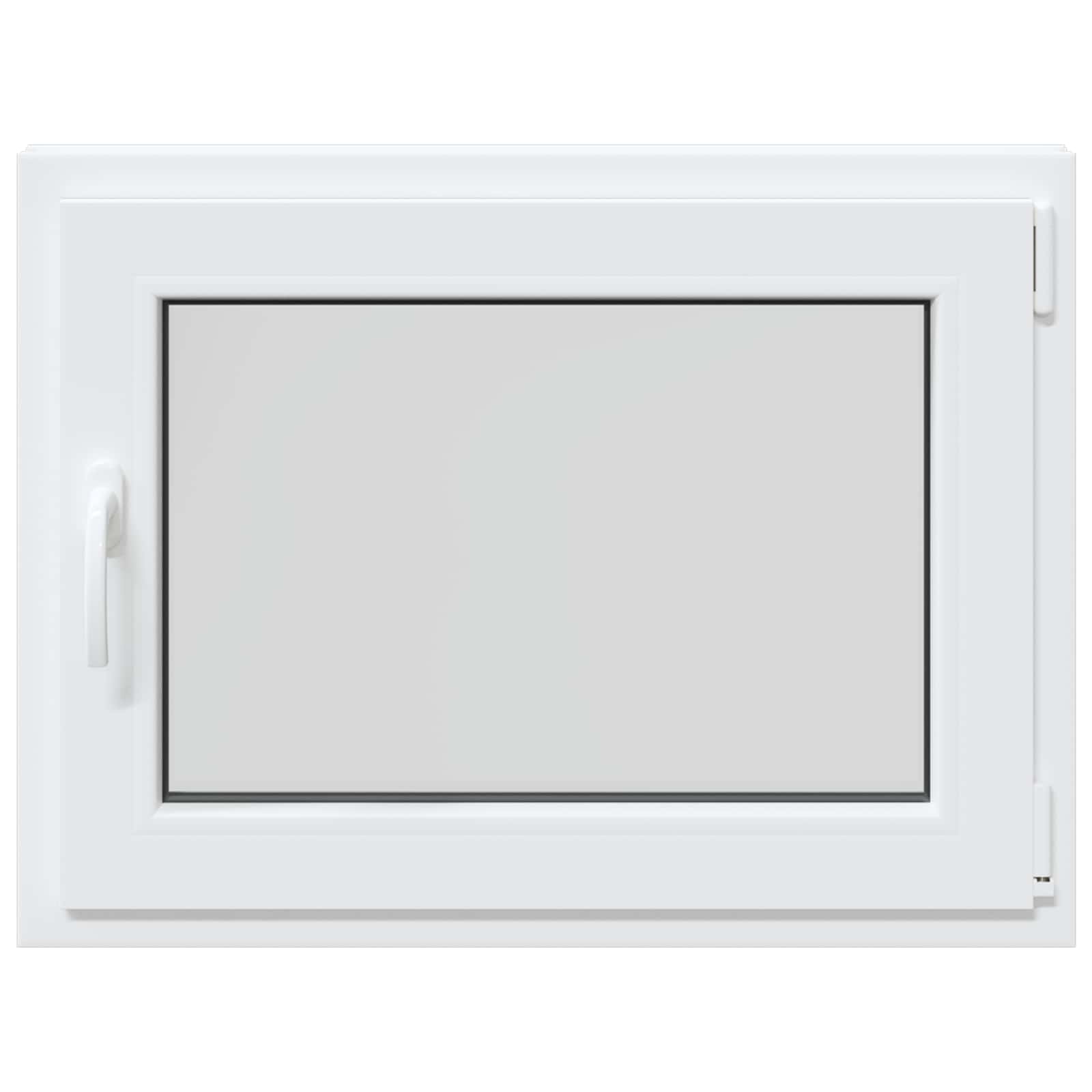 Prozor za podrum RISOR 80 x 60 cm PVC i staklo Bijela