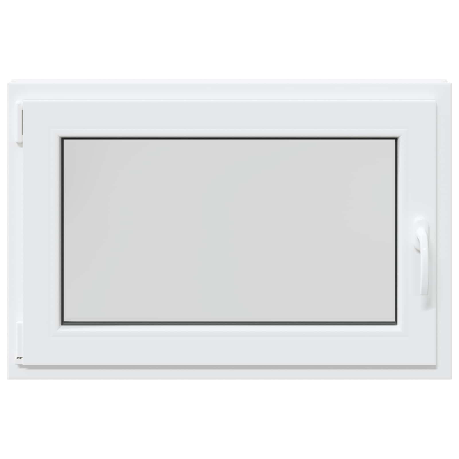 Prozor za podrum RISOR 90 x 60 cm PVC i staklo Bijela