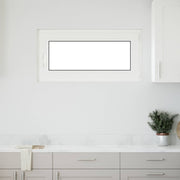 Prozor za podrum RISOR 100 x 50 cm PVC i staklo Bijela