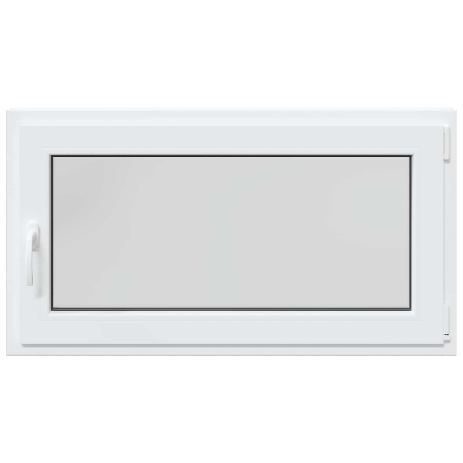 Prozor za podrum RISOR 110 x 50 cm PVC i staklo Bijela